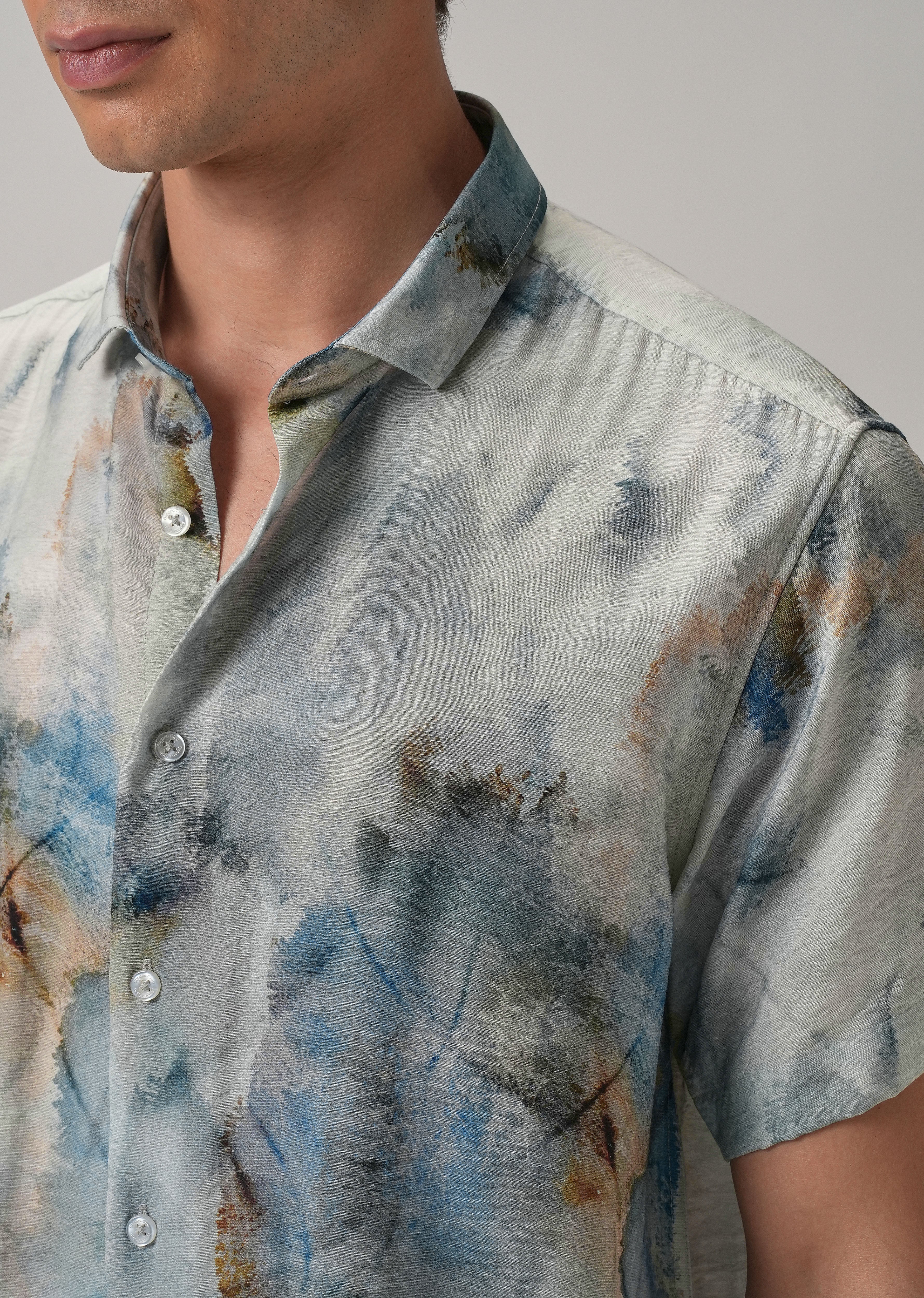 Mystic Mist Printed Shirt - Image 5