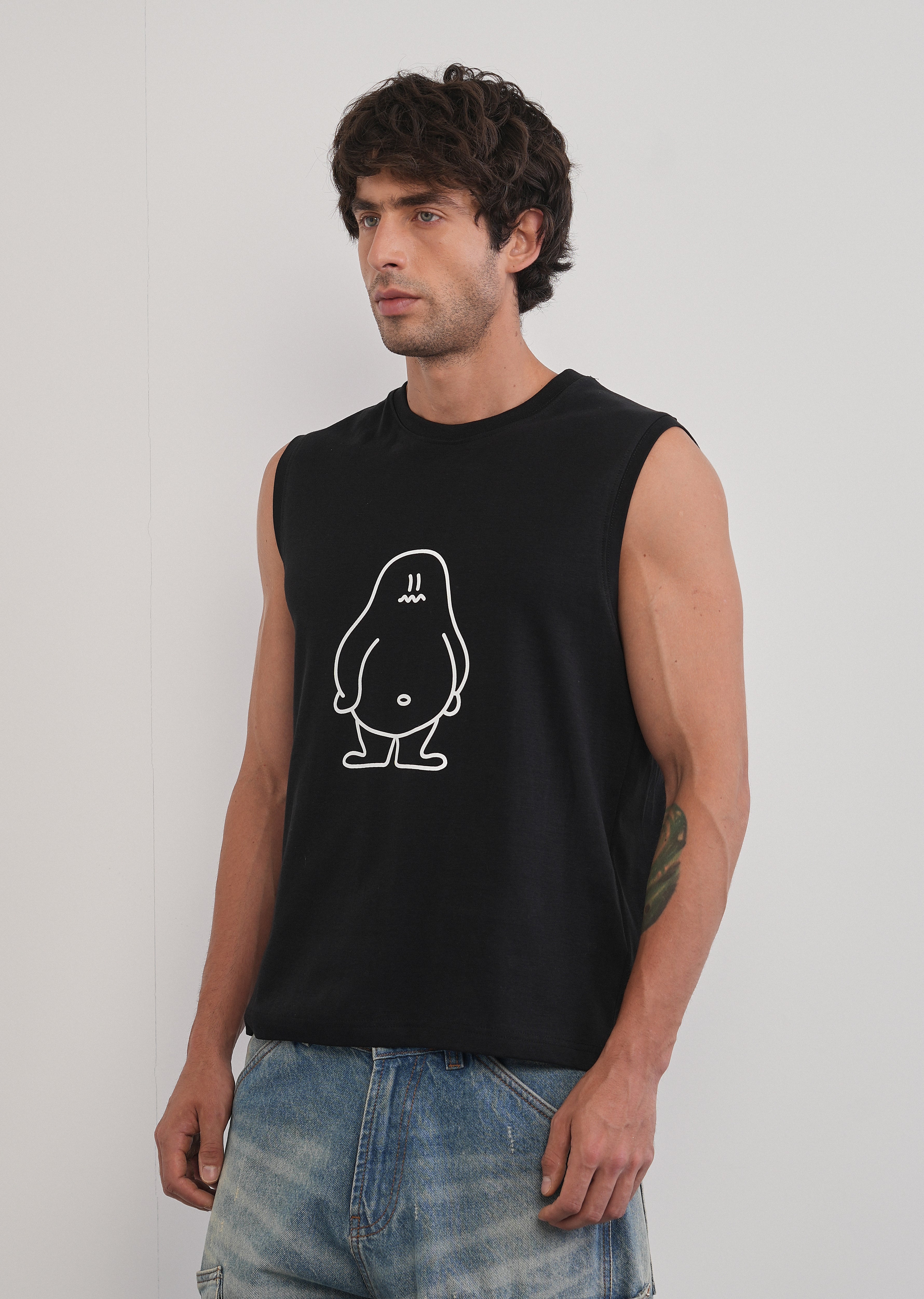 Nap Club Black Tank - Image 4