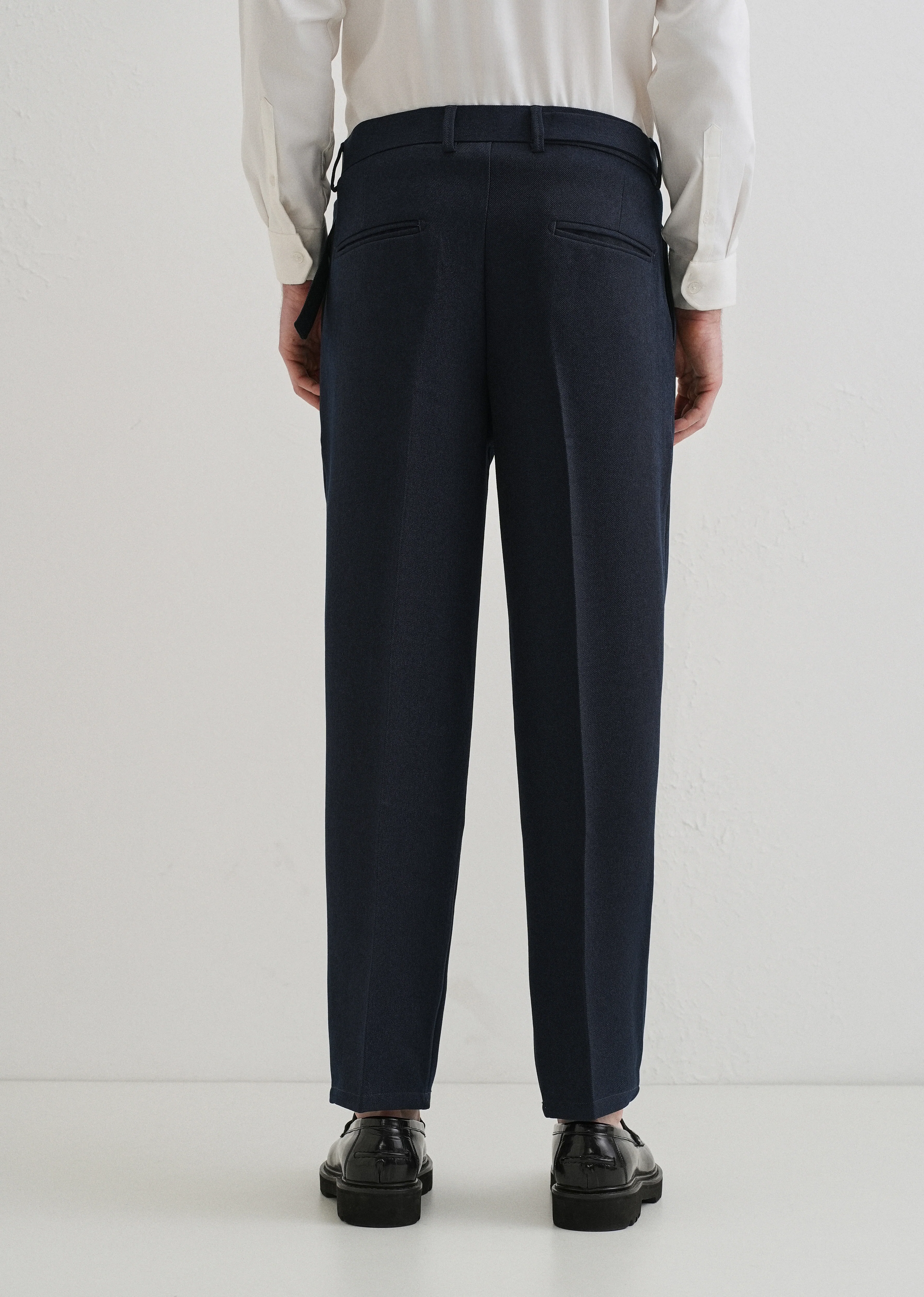 Navy Blue Gurkha Pant - Image 2