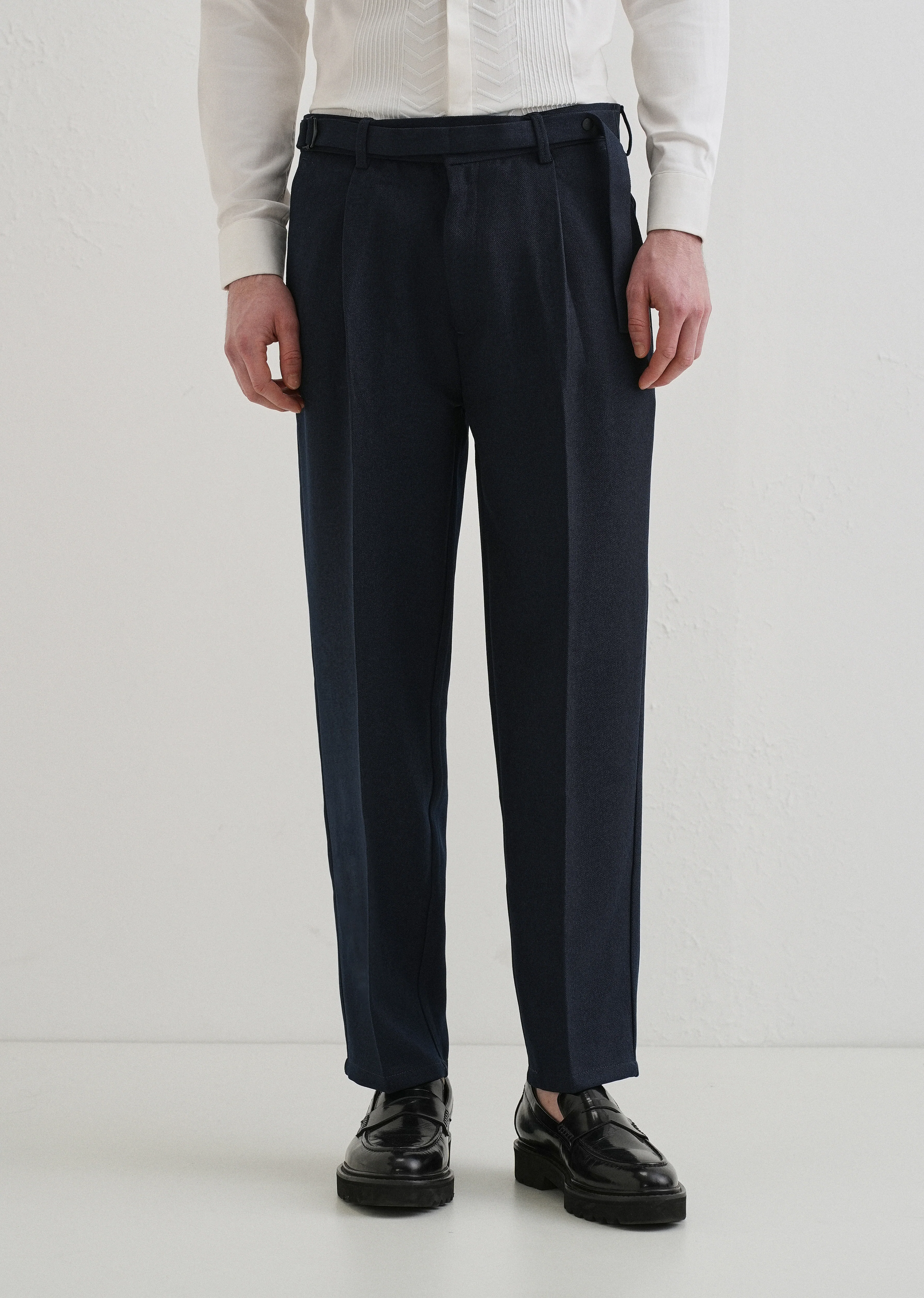 Navy Blue Gurkha Pant - Image 3