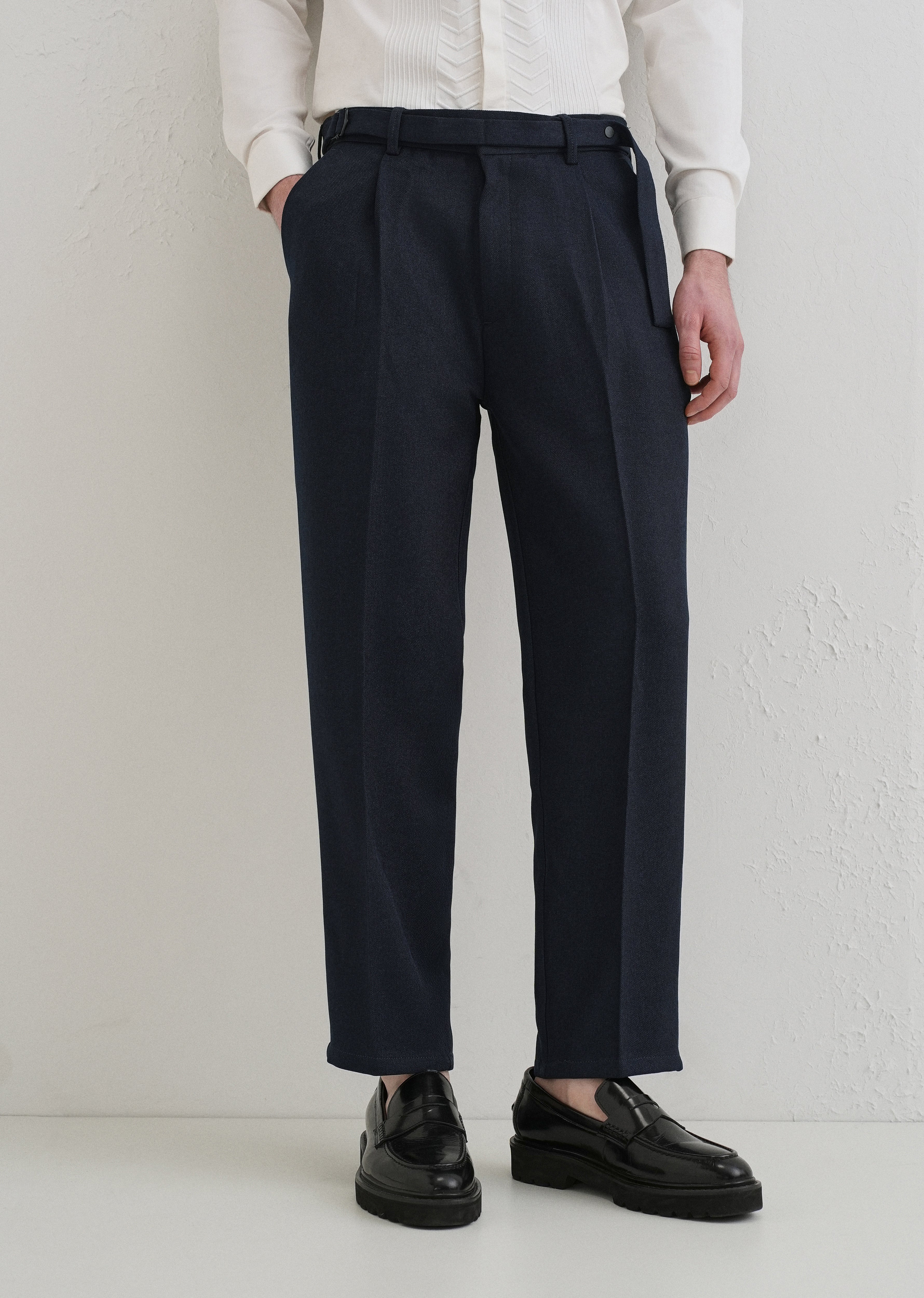 Navy Blue Gurkha Pant - Image 7