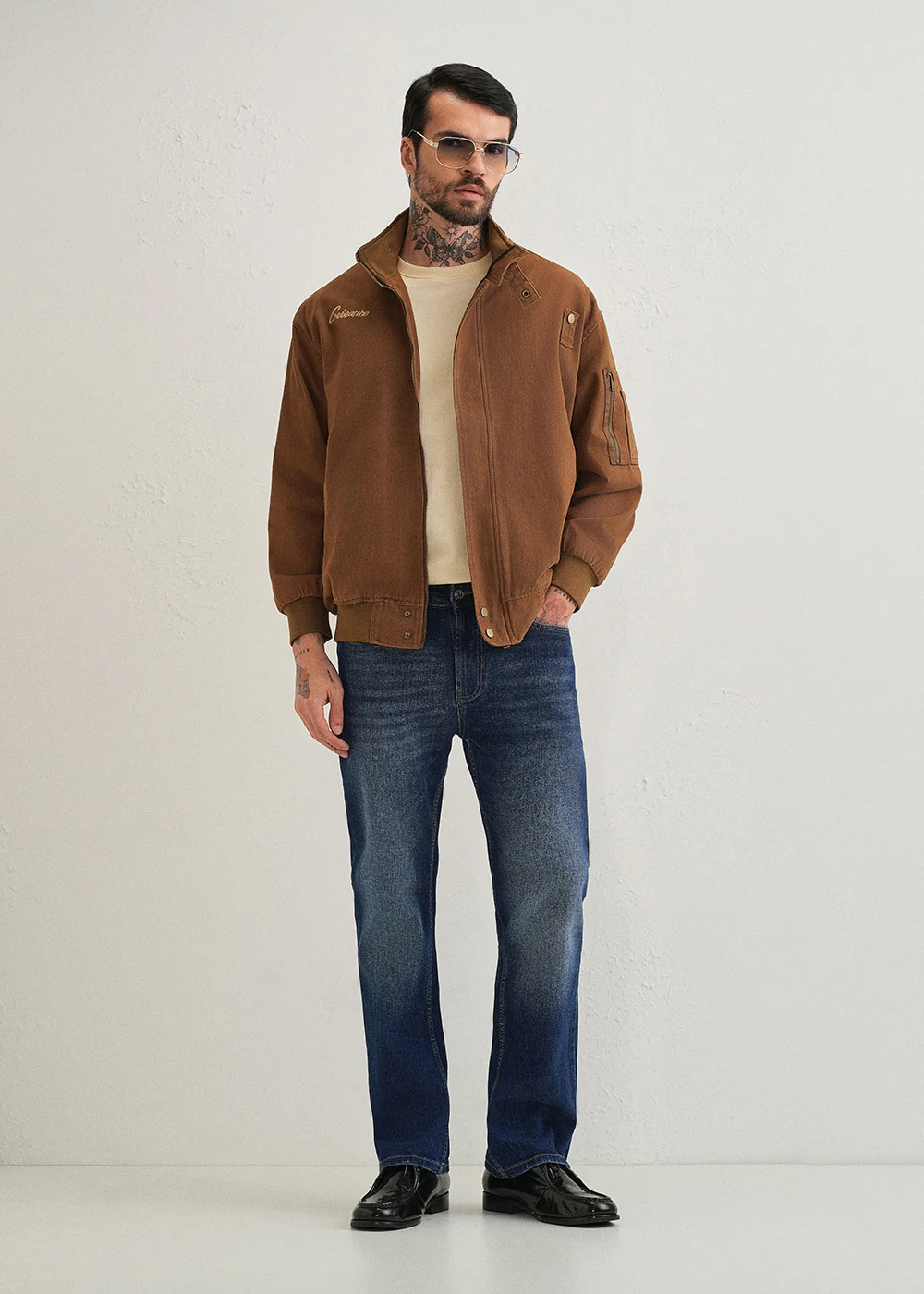Navy Blue Straight Fit Denim - Image 6