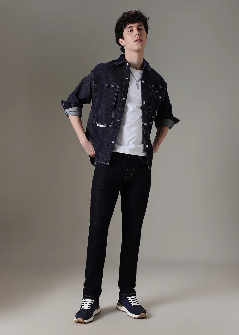 Navy Dark Blue Denim - Image 6