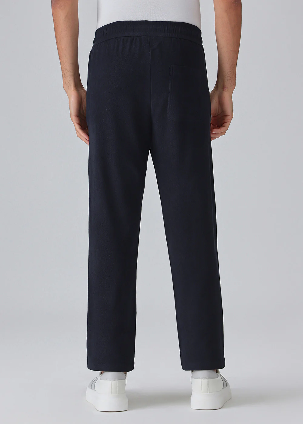 Night Sky Blue Thin-Corduroy Trousers - Image 2