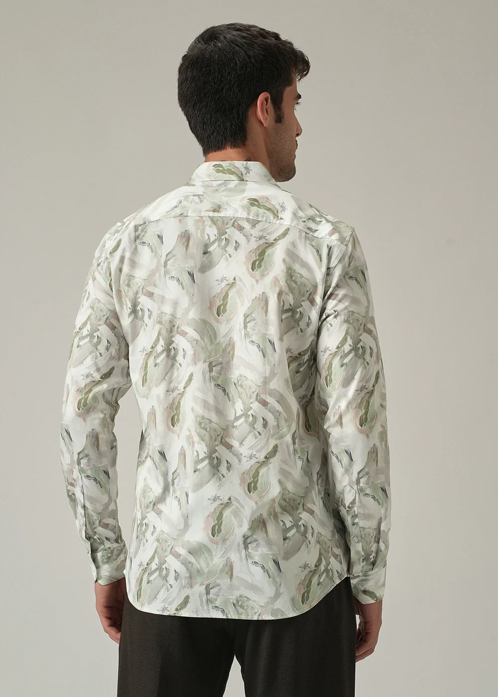 Off-White Brushstroke Print Shirt - Image 2