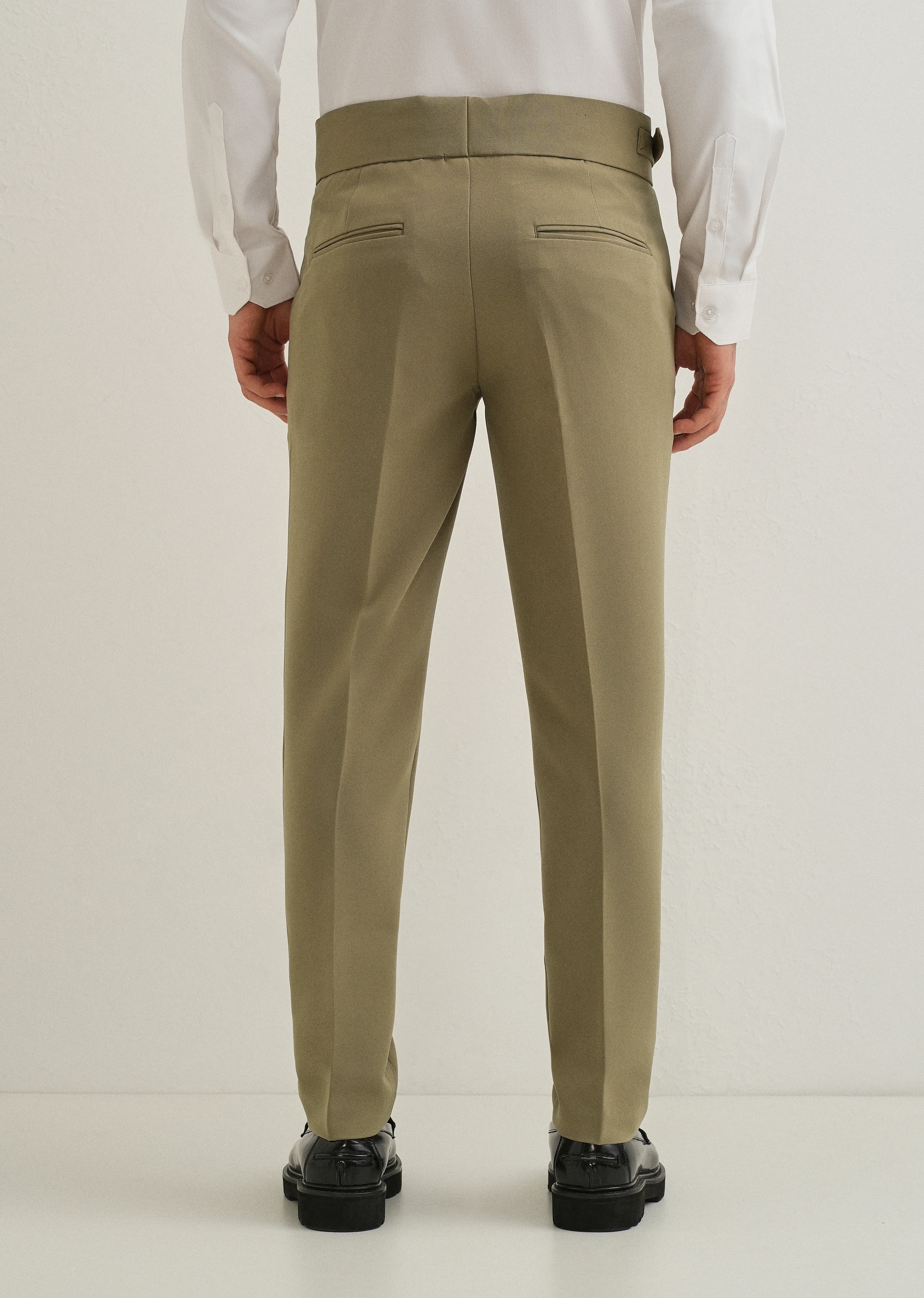 Olive Green Gurkha Pant - Image 2