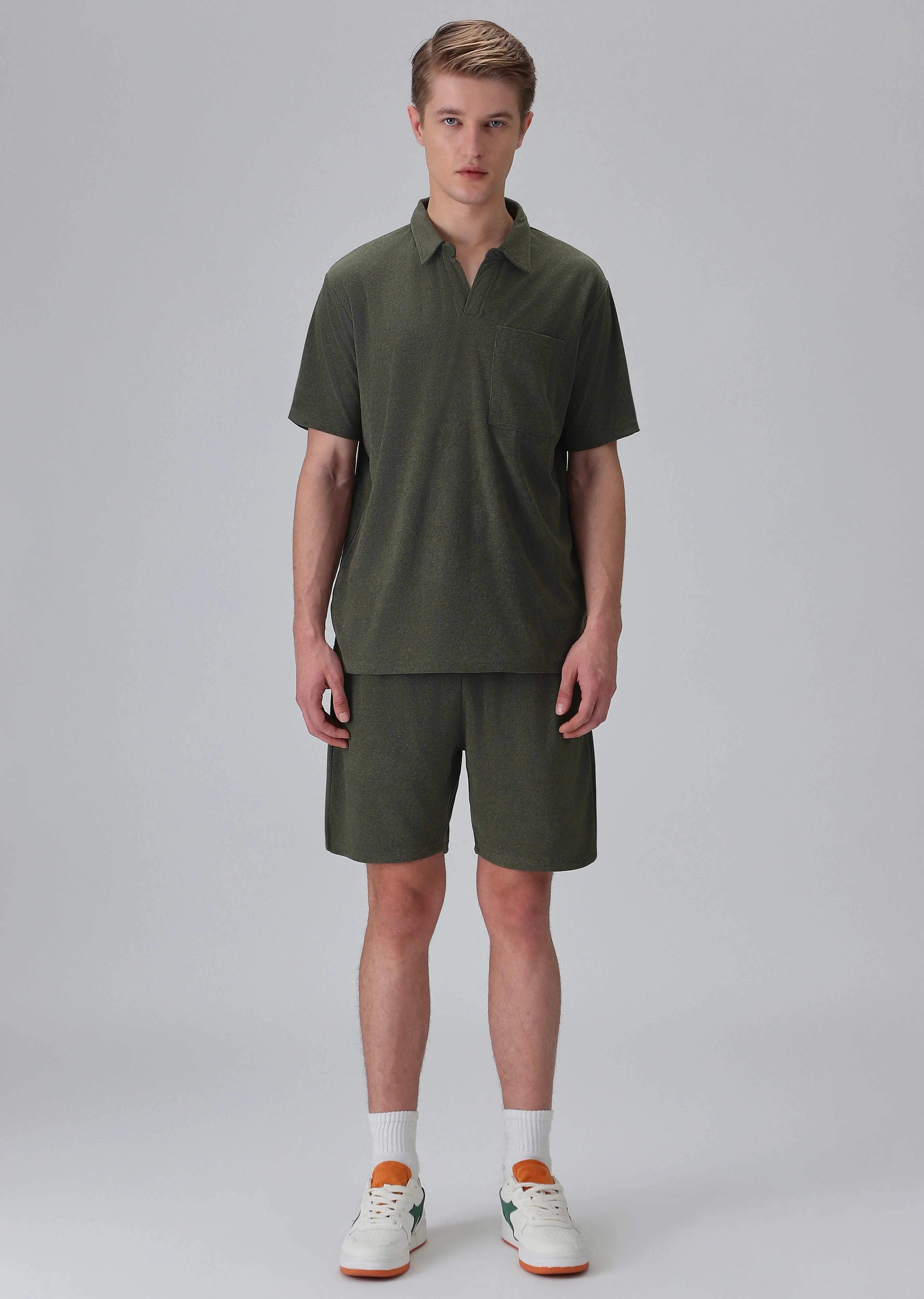 Olive Knitted Co-ord Set - Image 4