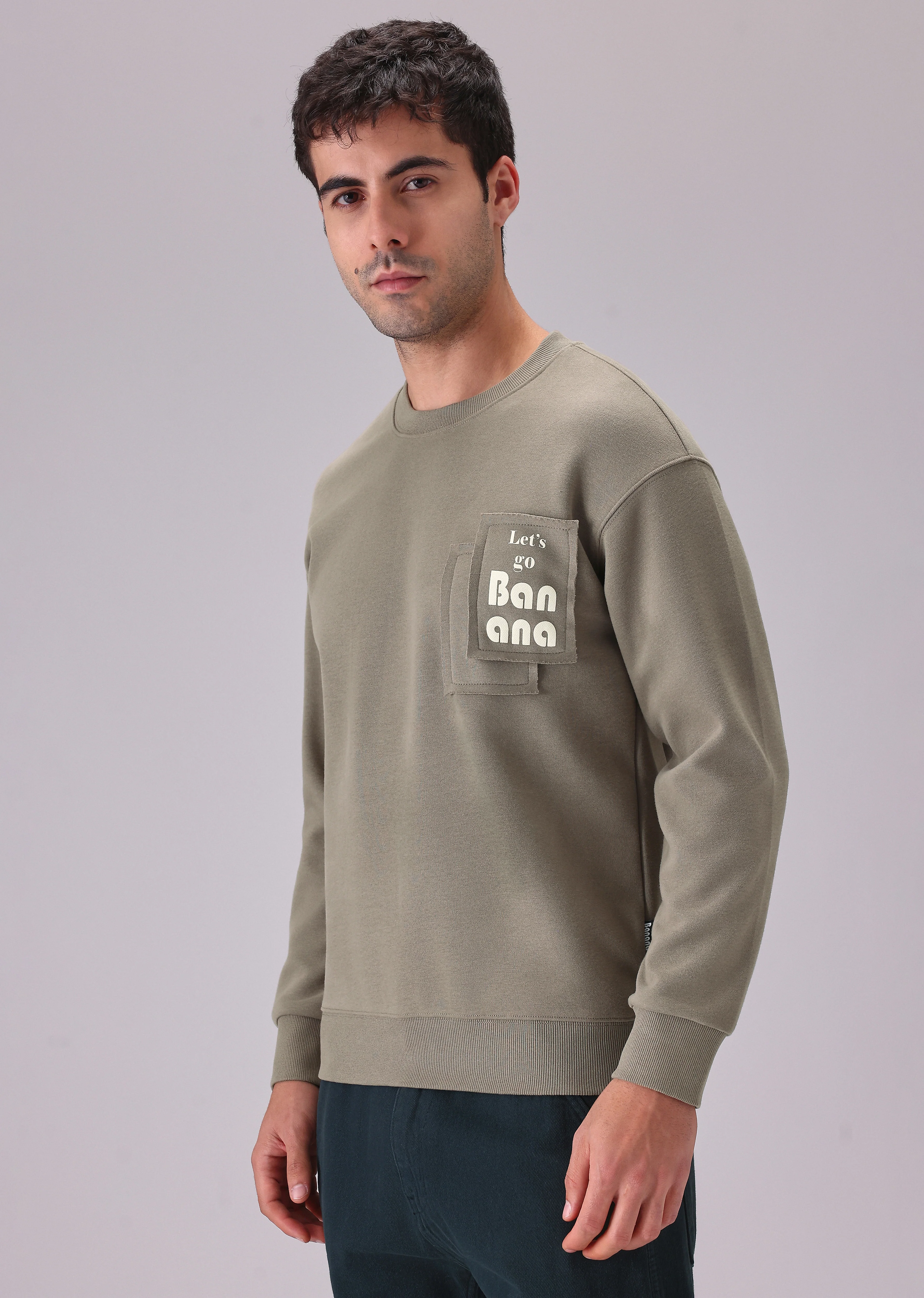 Olive Patch Sweatshirt - Image 4