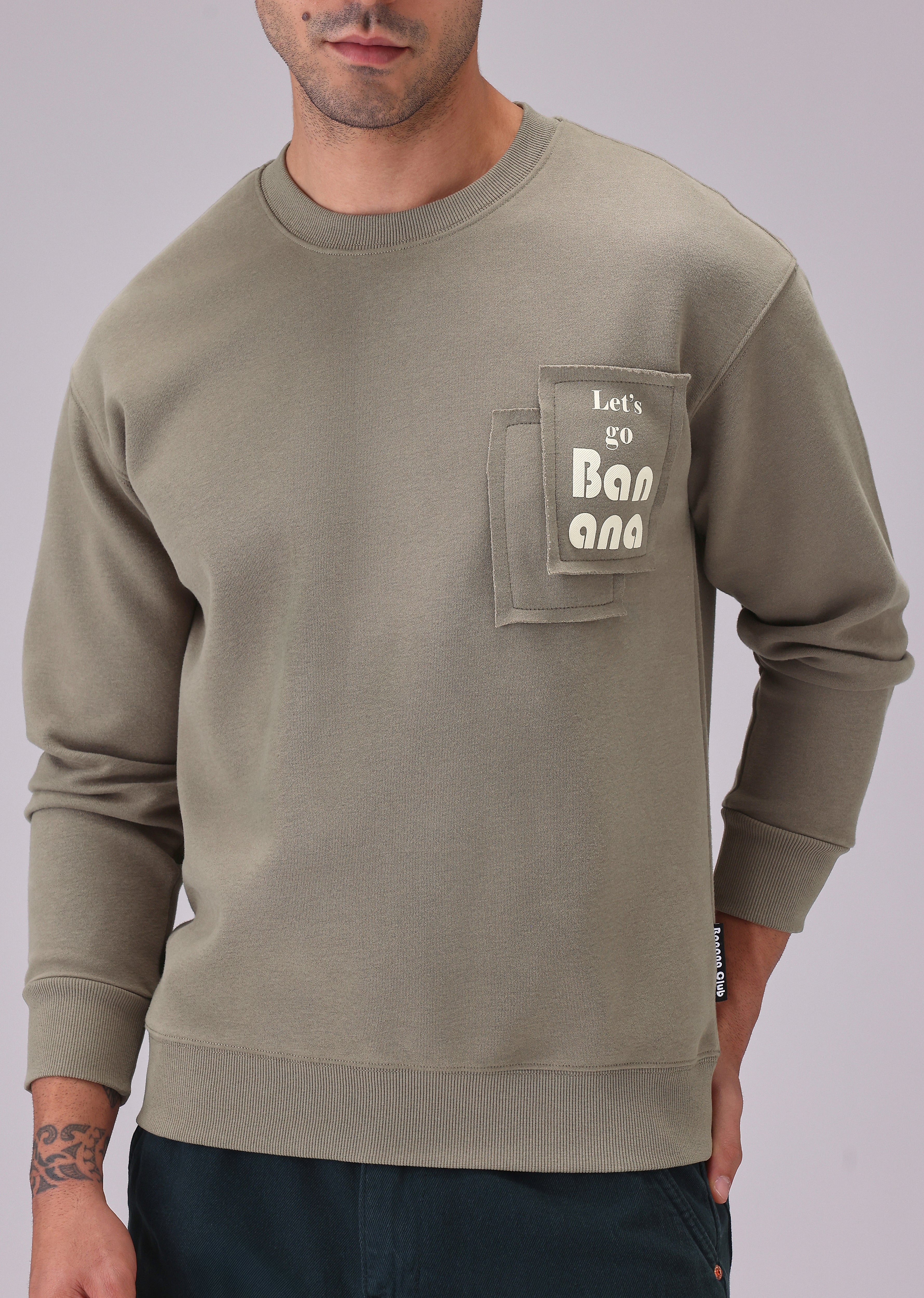 Olive Patch Sweatshirt - Image 7
