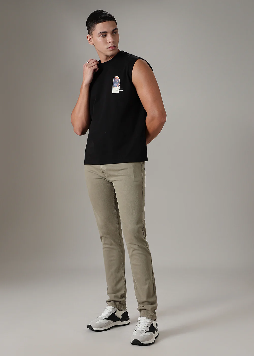 Olive Slim Fit Denim - Image 6