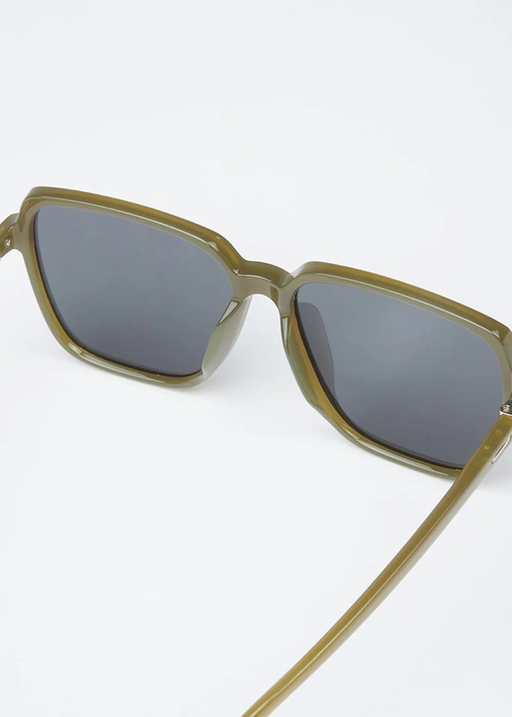 Olive Unisex Square Sunglasses - Image 3