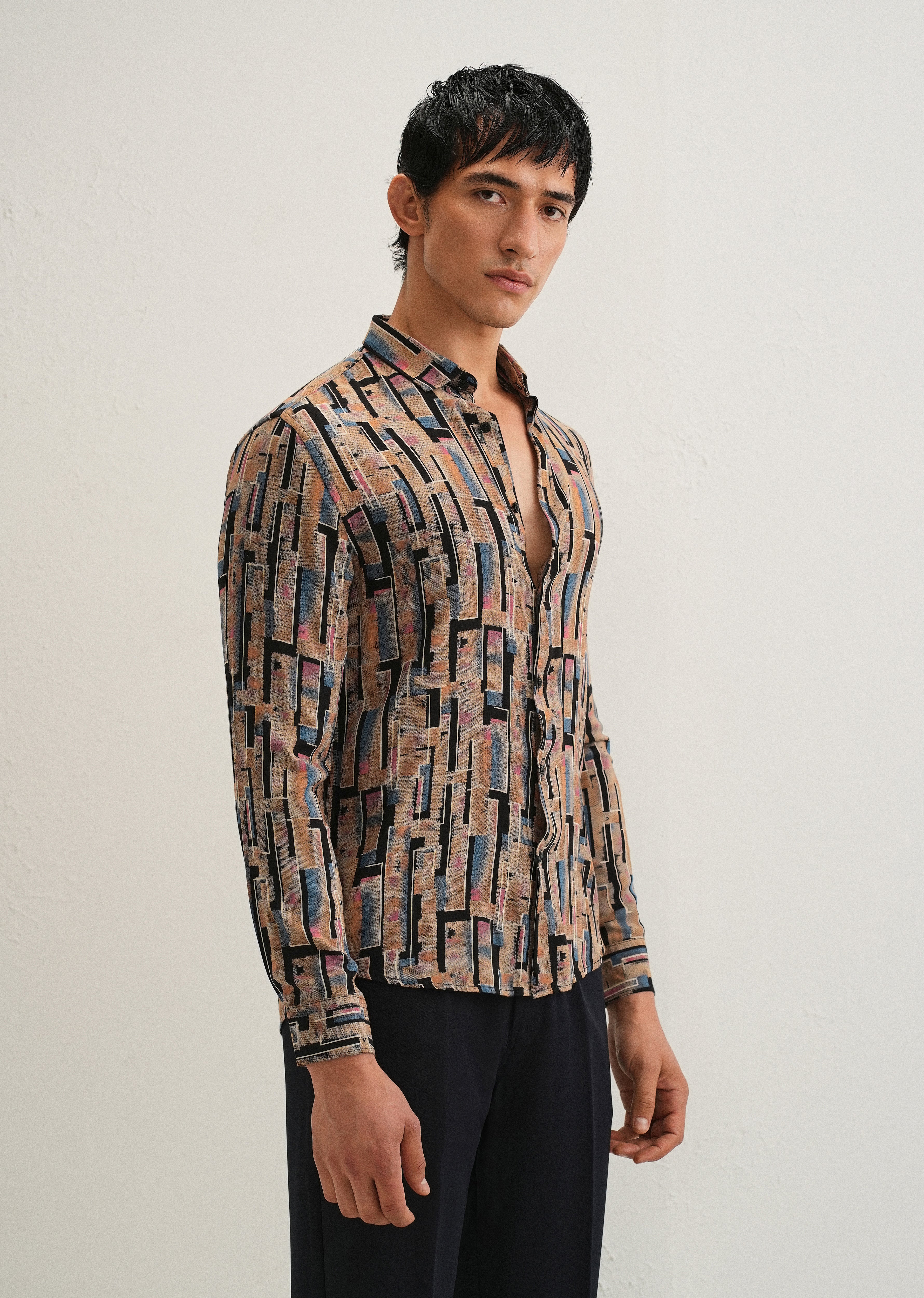 Orange Feather Shirt - Image 4