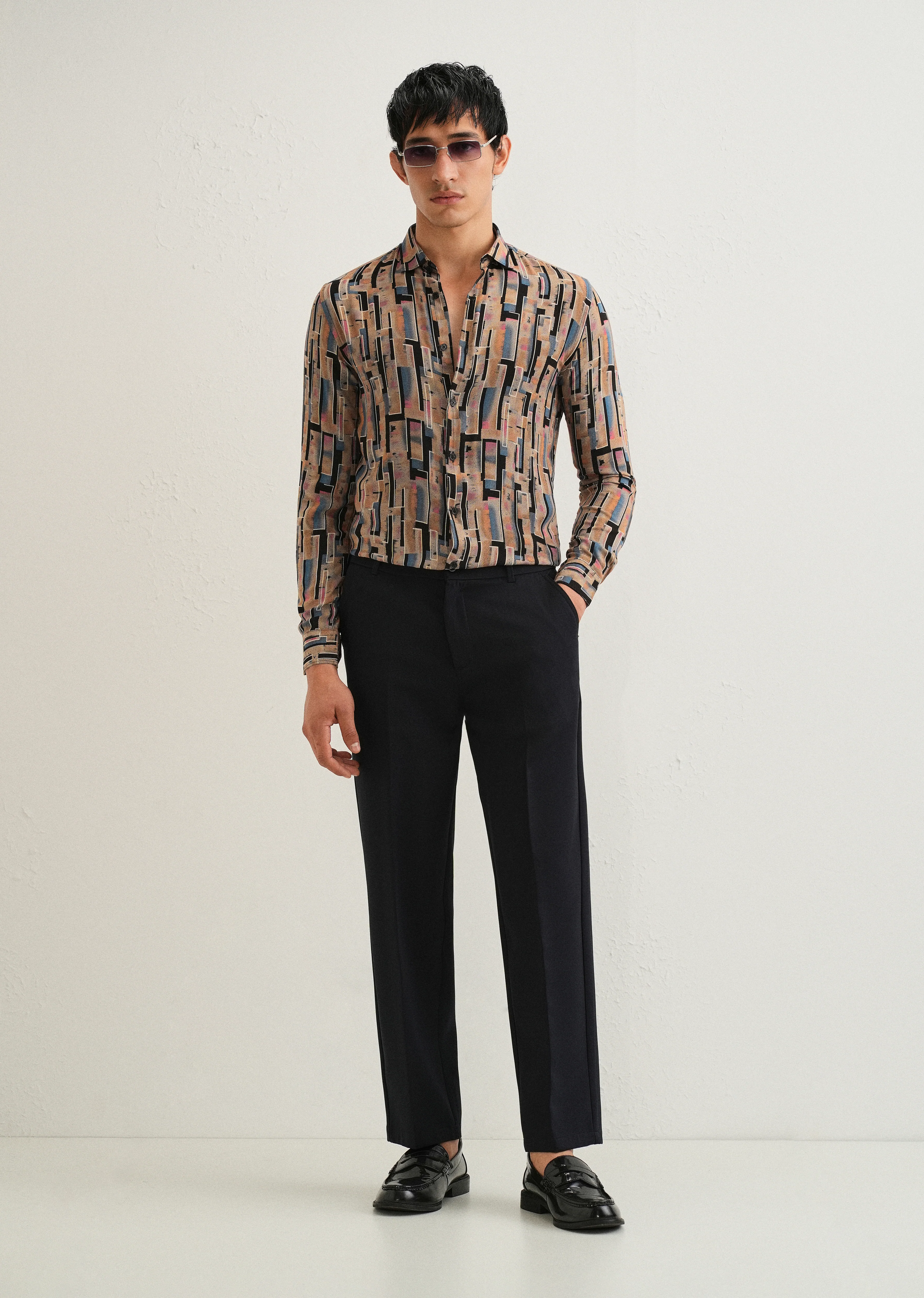 Orange Feather Shirt - Image 6