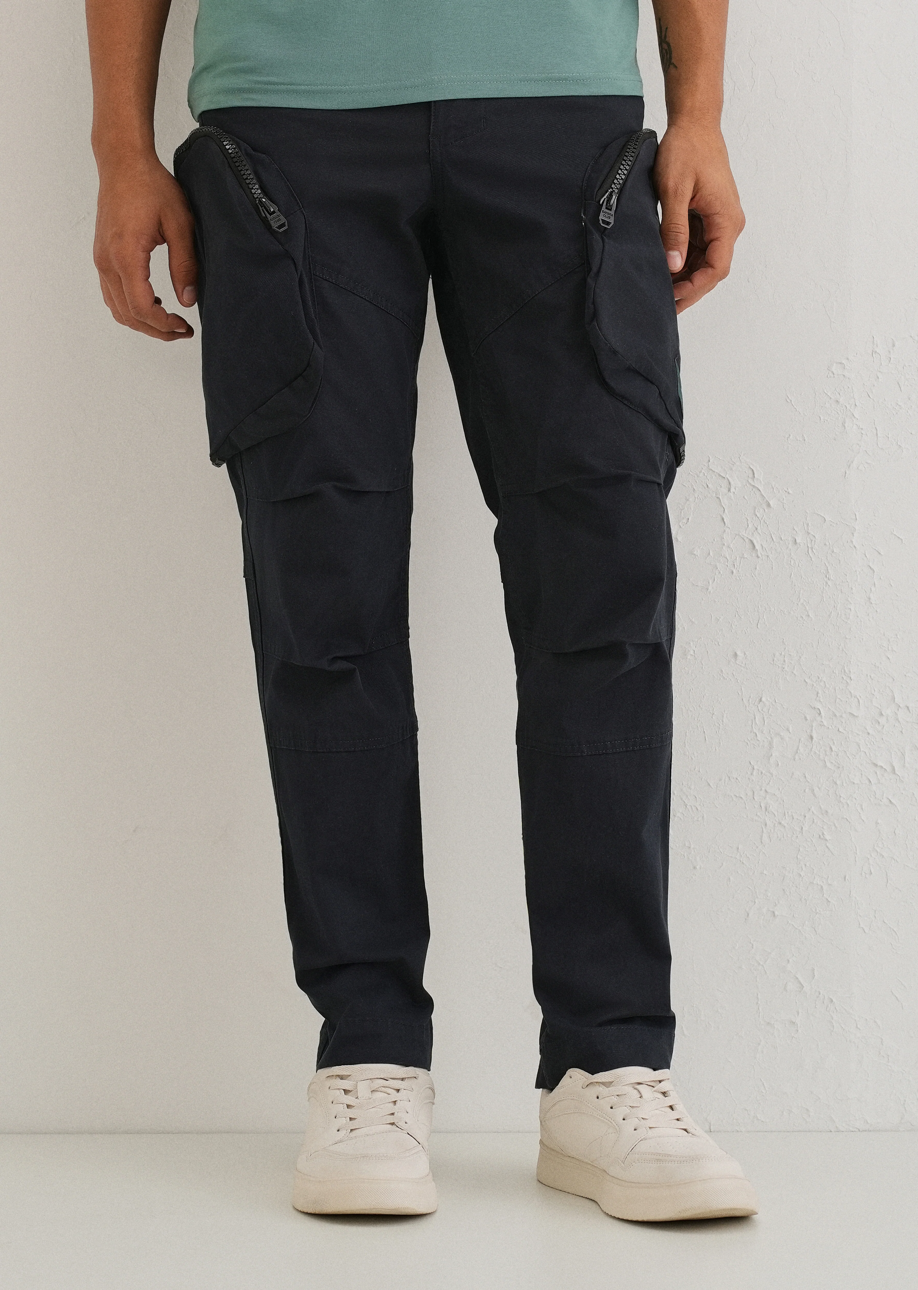 Pacific Blue Zipper Cargo Pant - Image 8