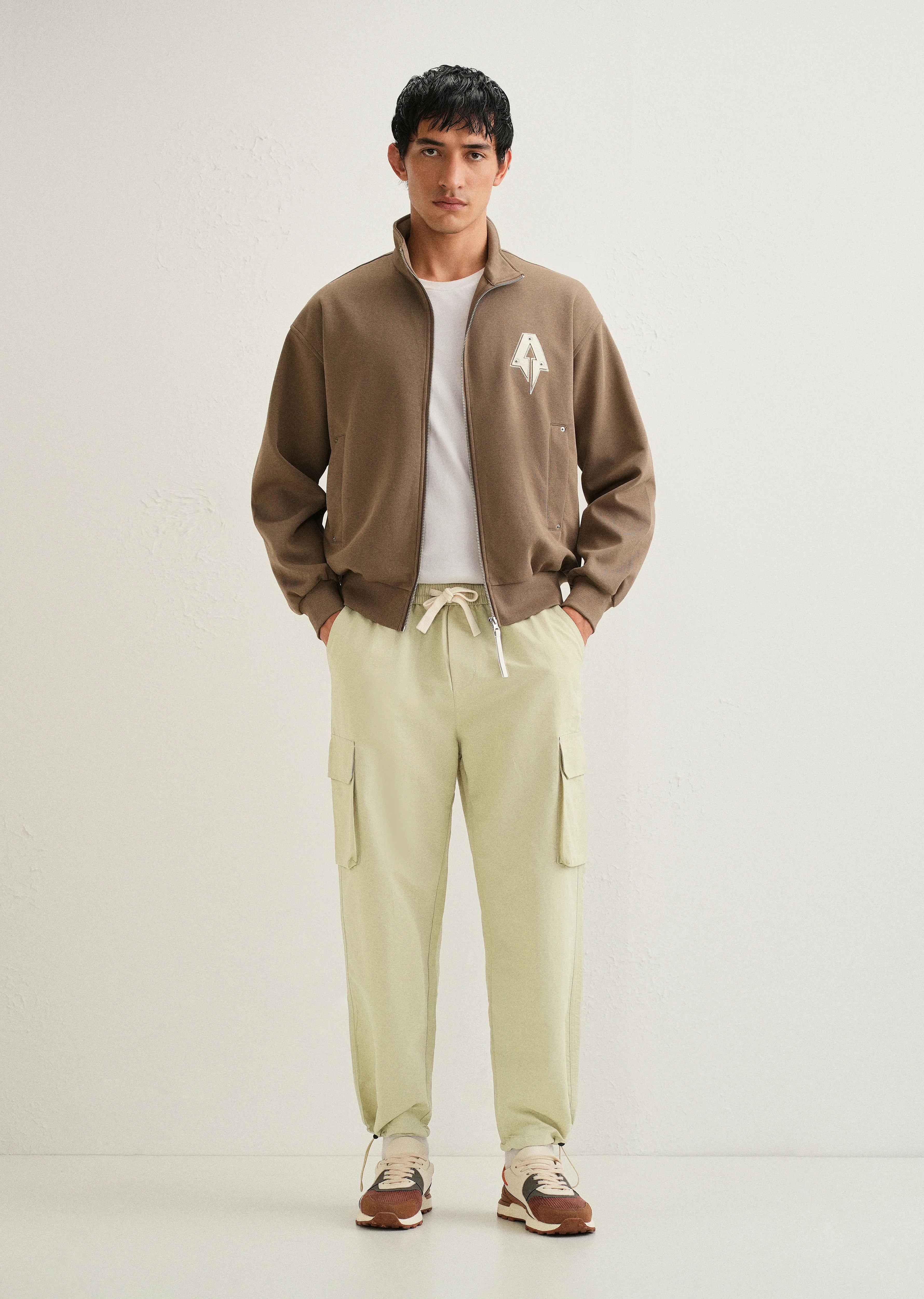 Pastel Green Relaxed Fit Cargo Pant - Image 6