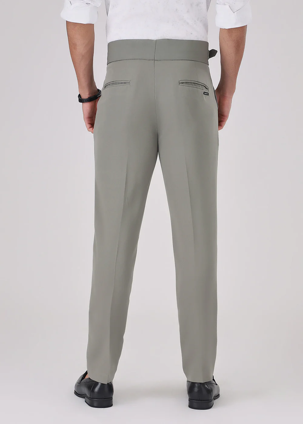 Pastel Grey Gurkha Pant - Image 4