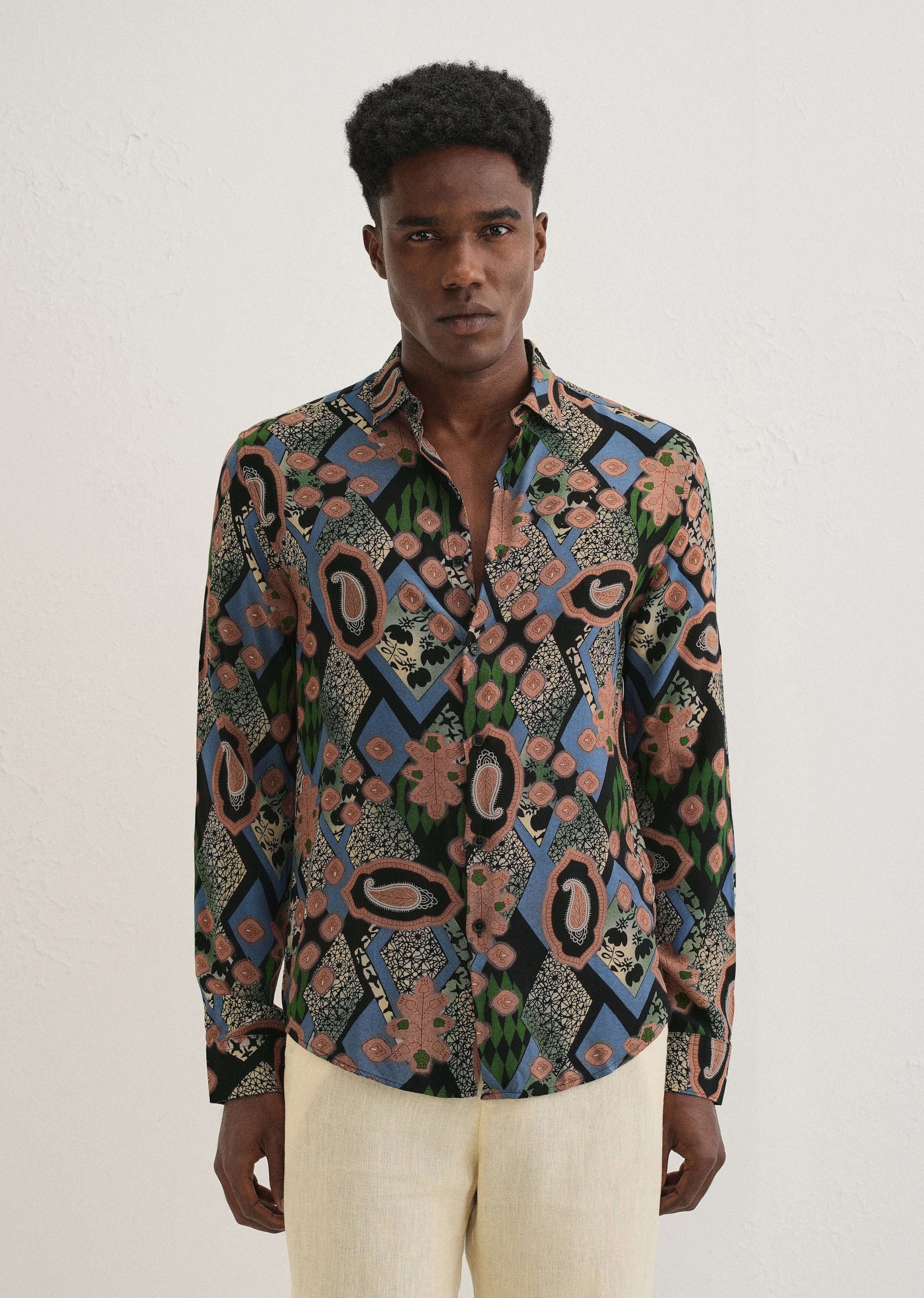 Peach Feather Shirt - Image 4