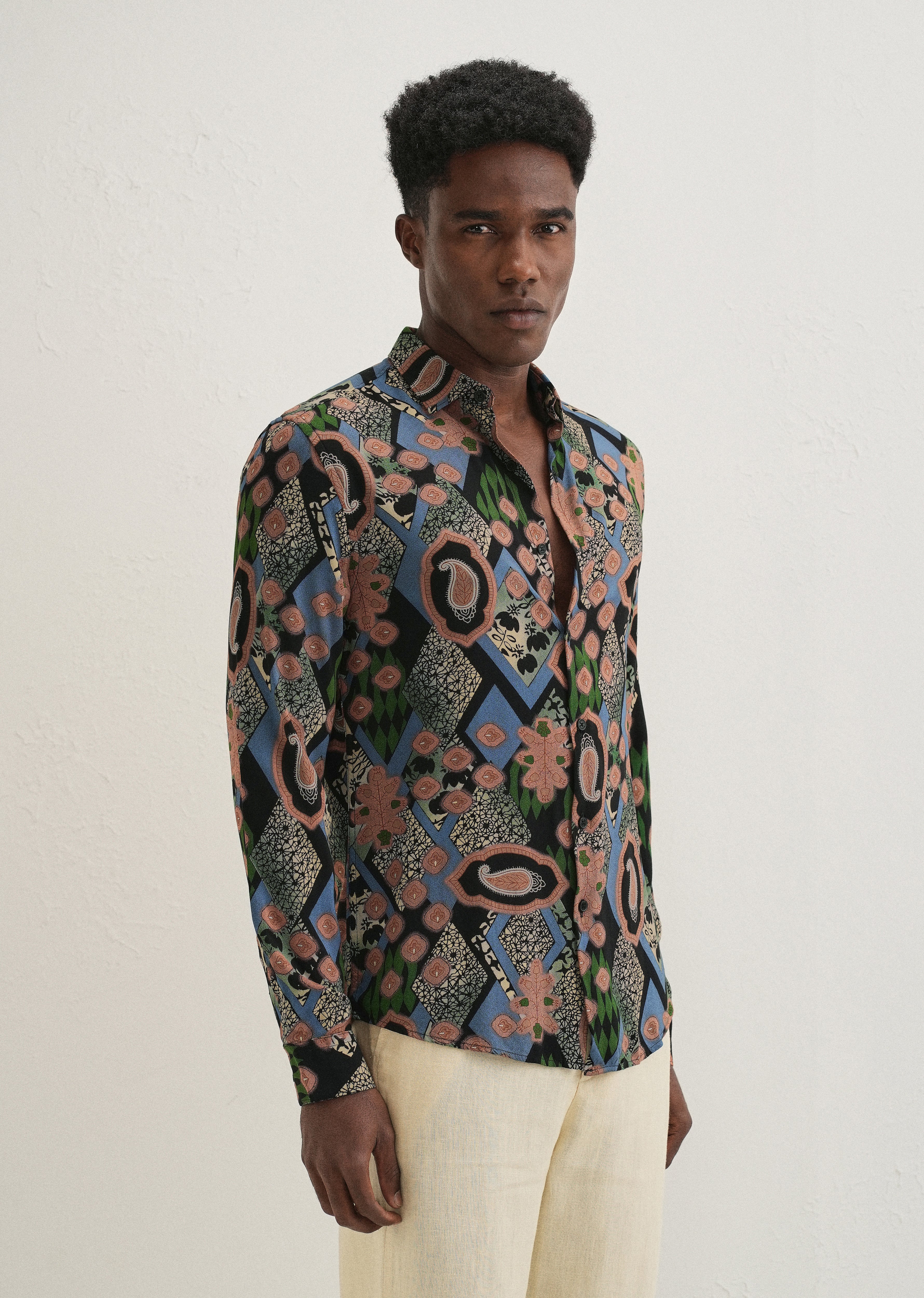 Peach Feather Shirt - Image 5