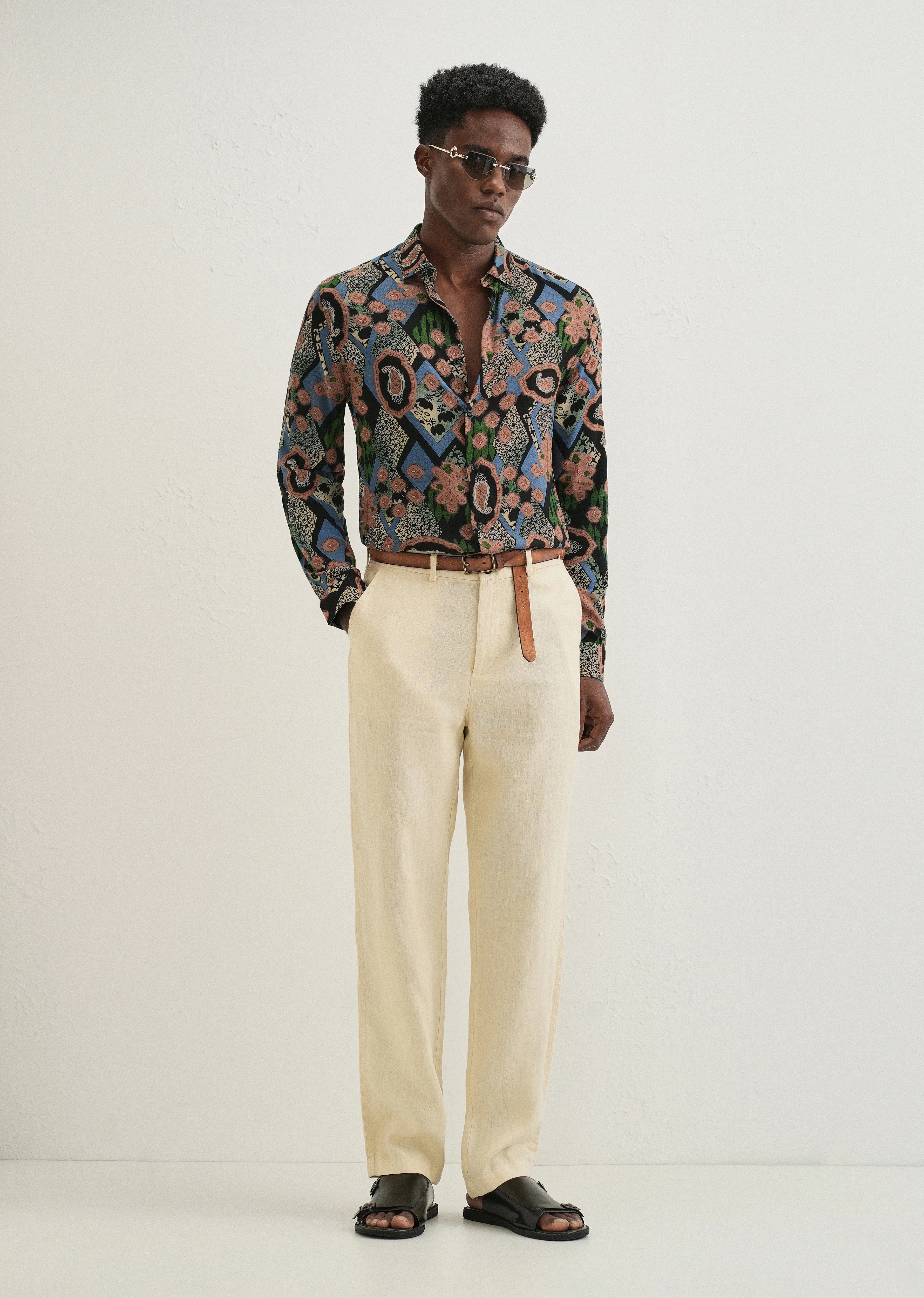 Peach Feather Shirt - Image 6