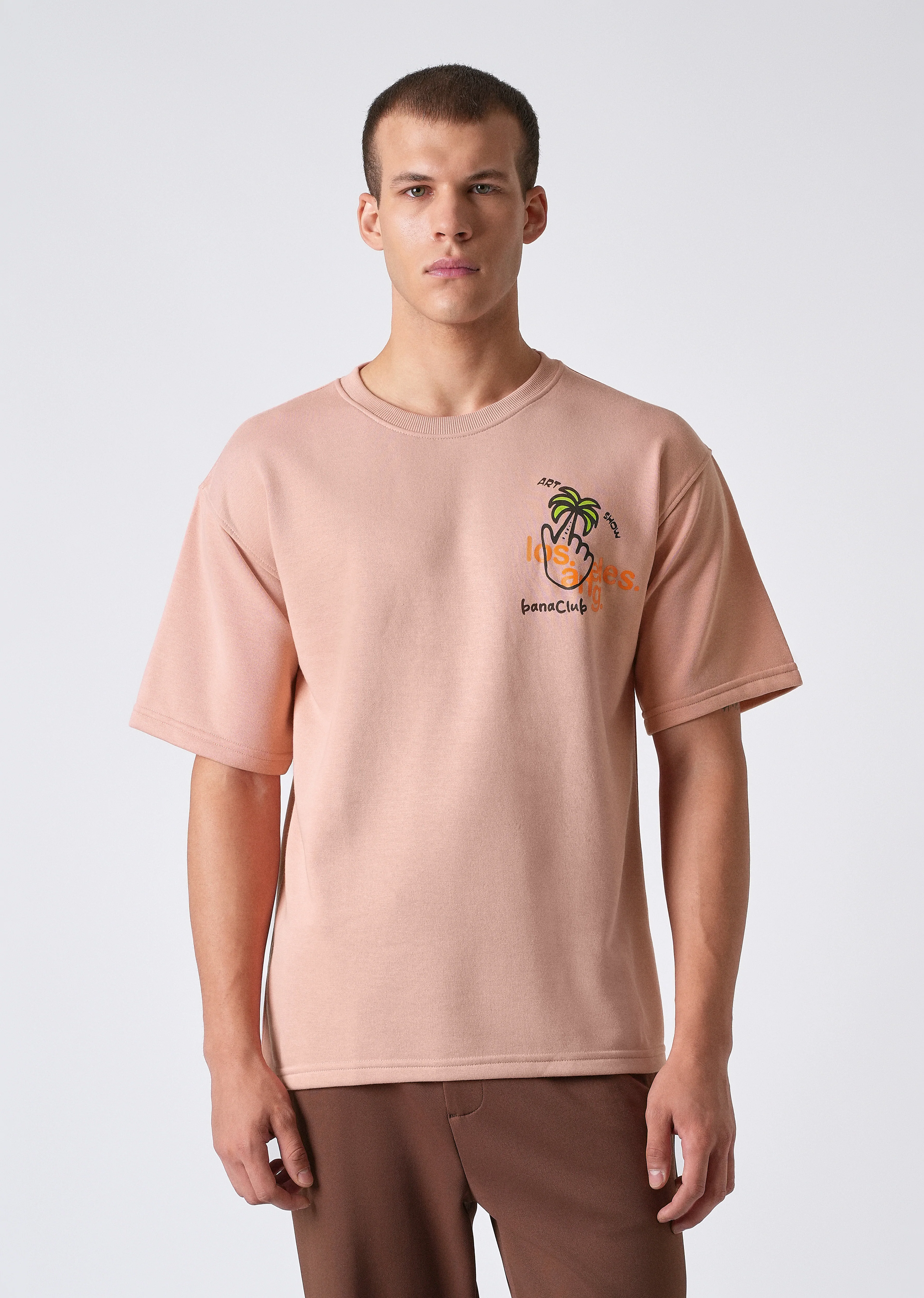 Peach Oversized T-shirt - Image 3