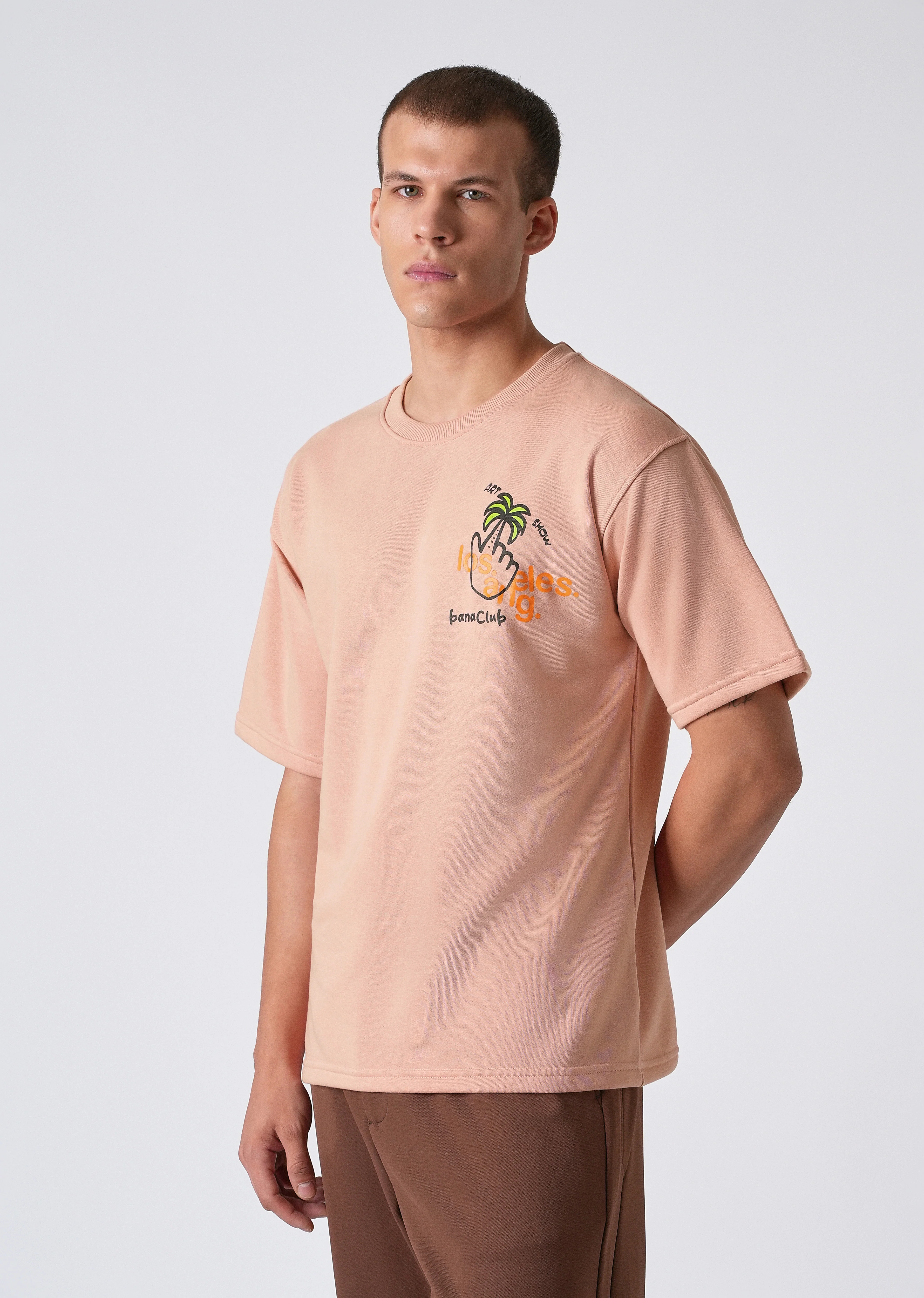 Peach Oversized T-shirt - Image 4