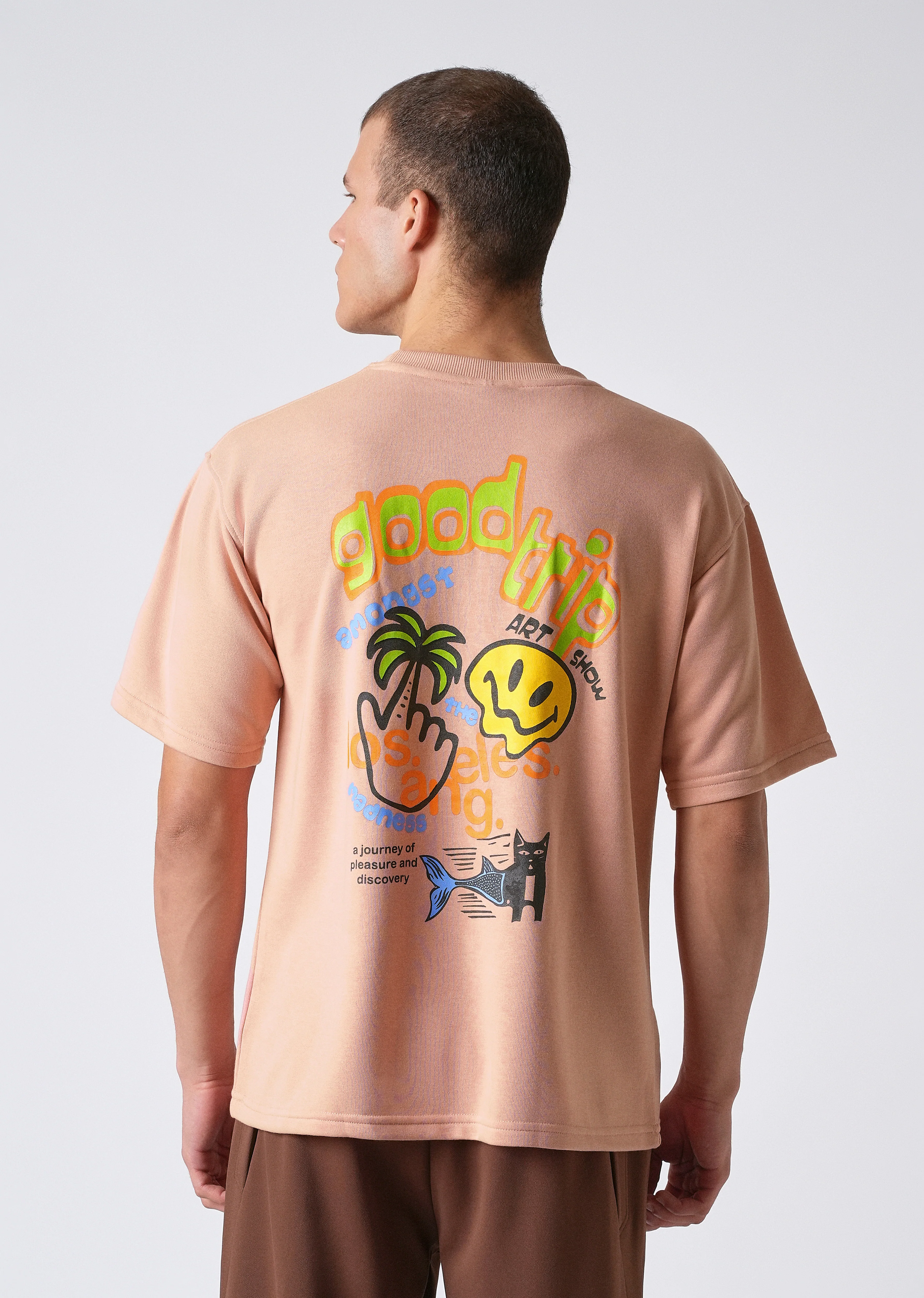 Peach Oversized T-shirt - Image 5