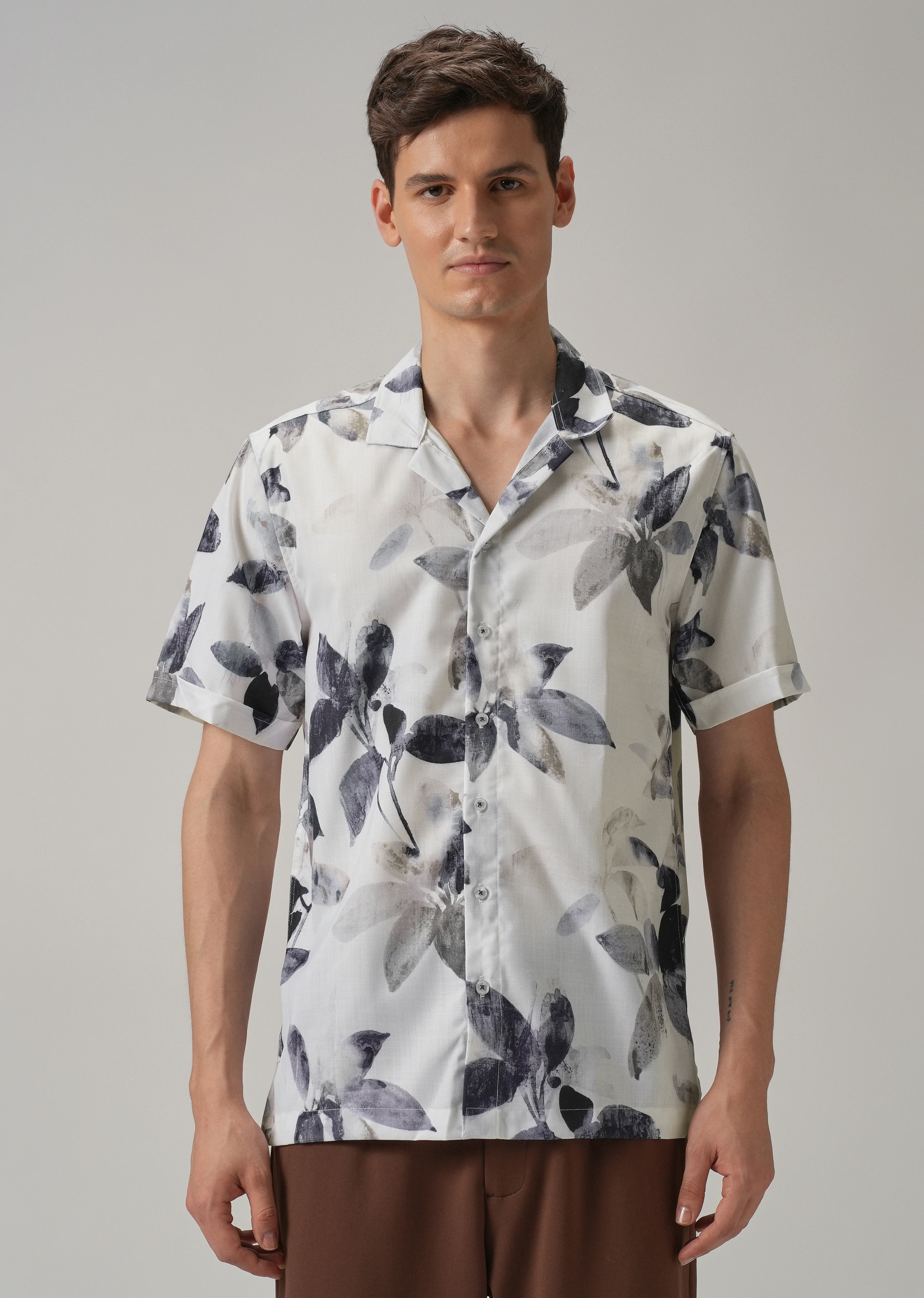Petal Strewn Half Sleeve Shirt - Image 3