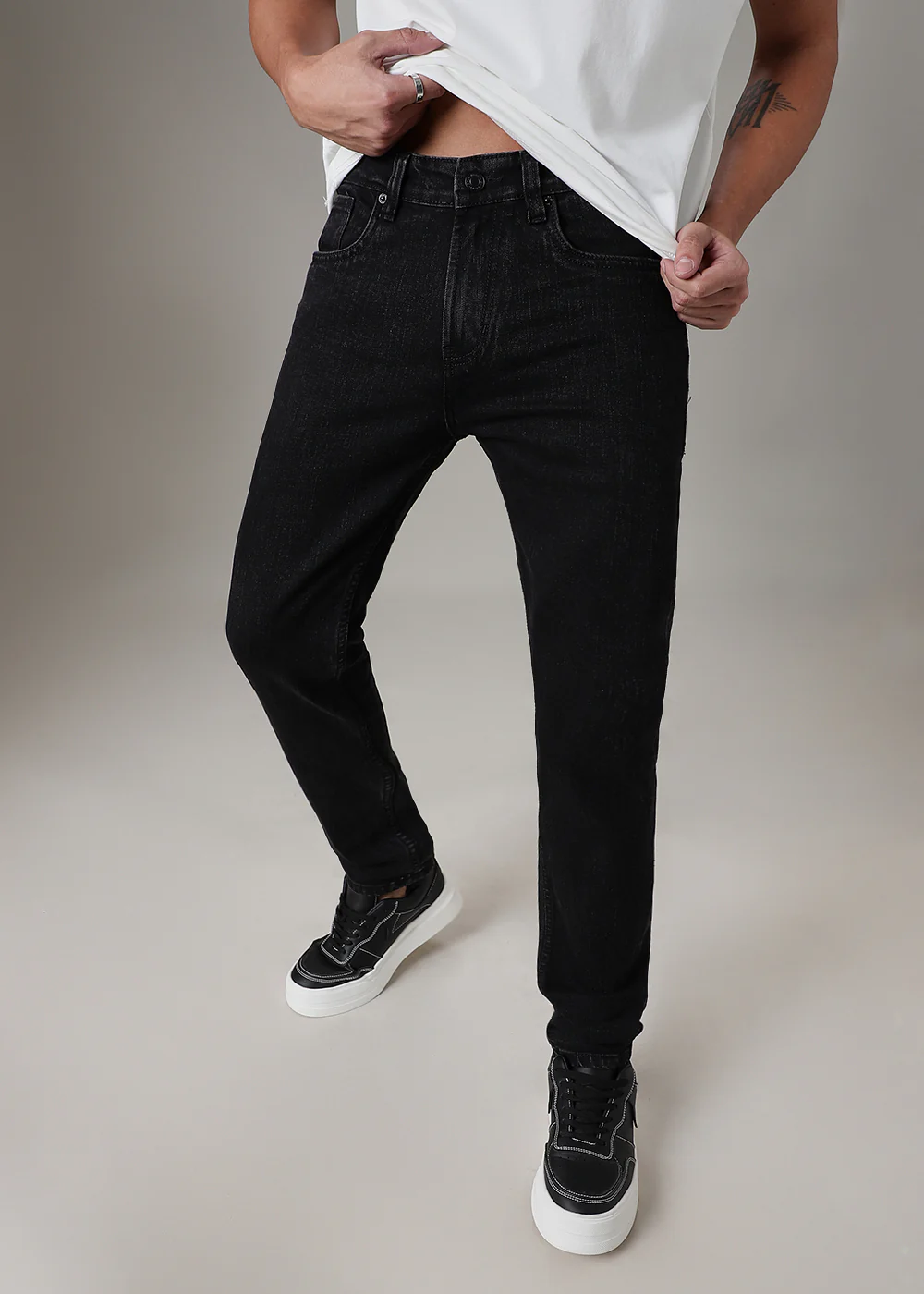 Phantom Black Slim Fit Denim - Image 5