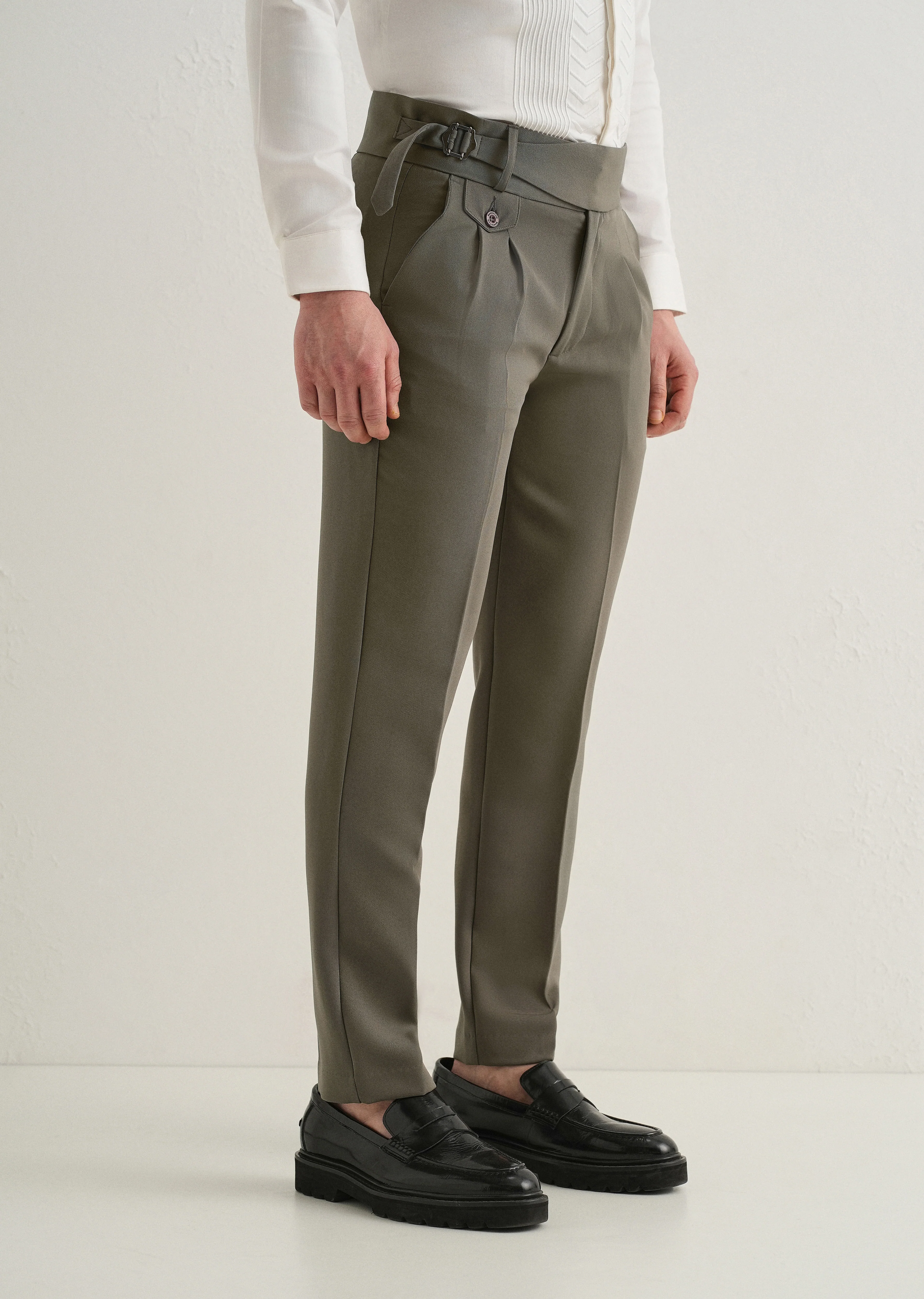 Pine Green Gurkha Pant - Image 4