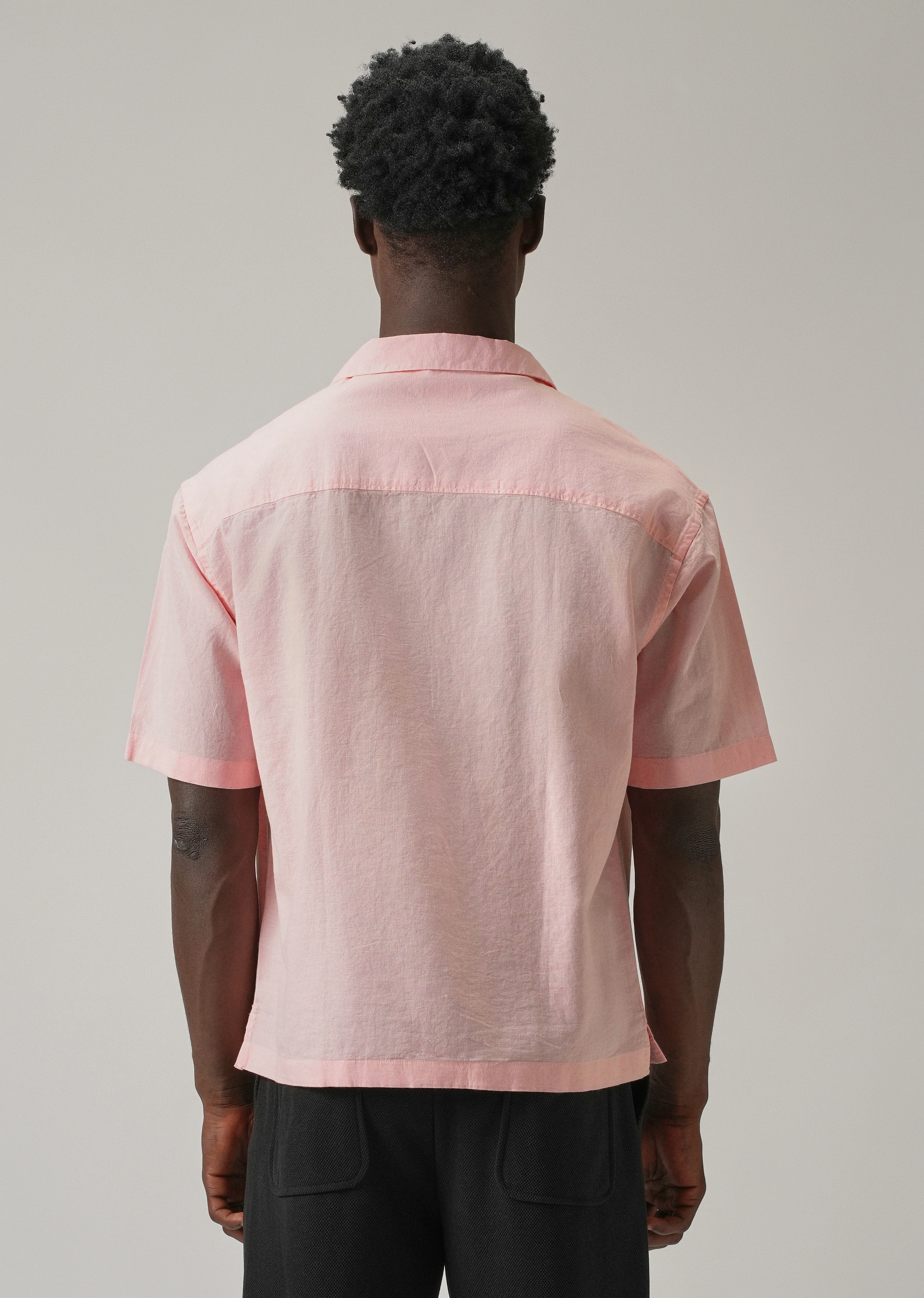 Pink Cotton/Linen Shirt - Image 2