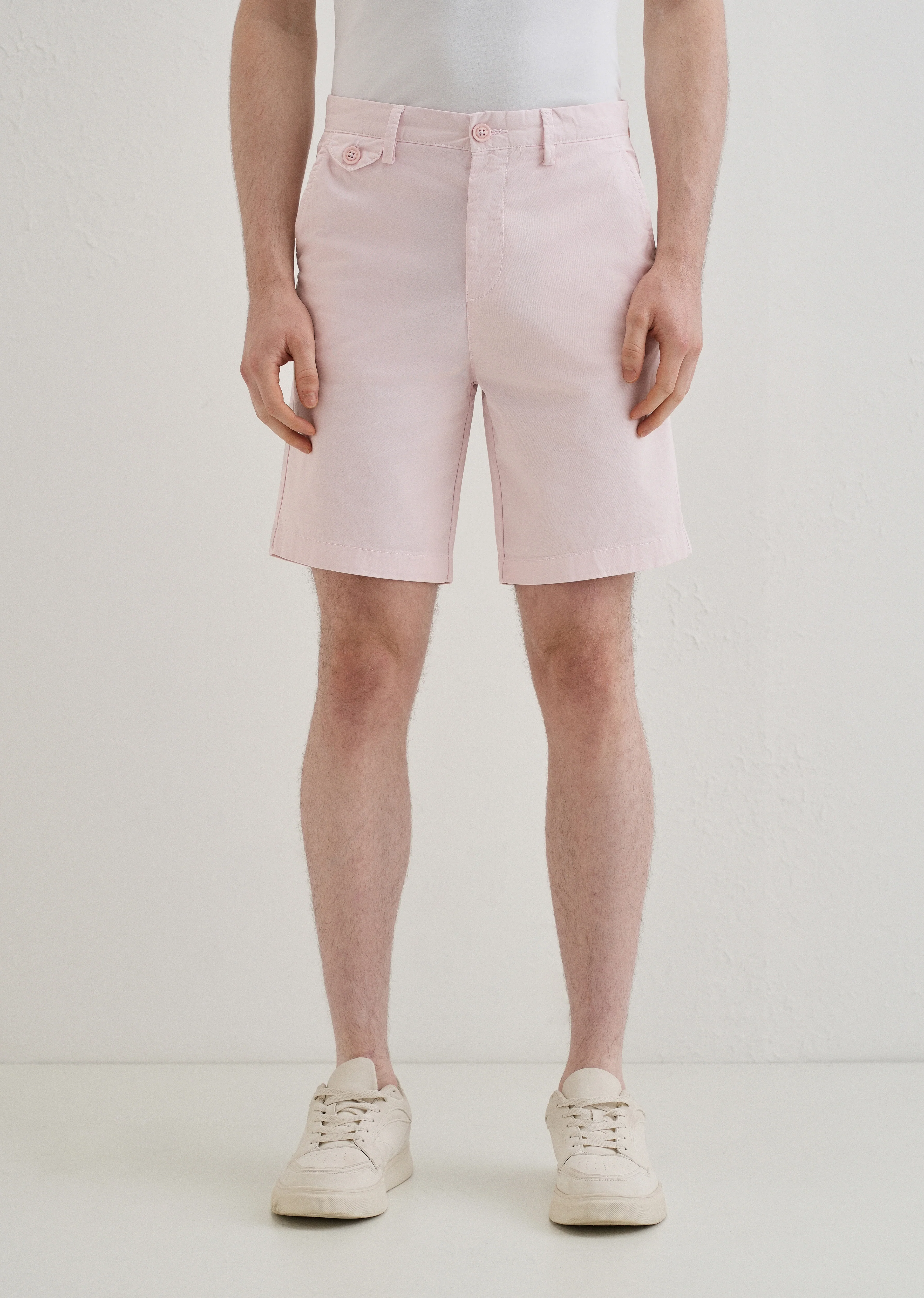 Pink Cotton Shorts - Image 3