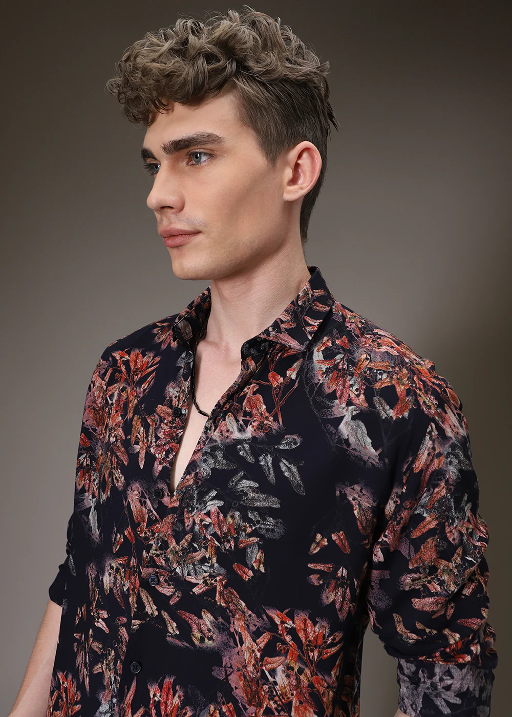 Pink Floral Feather Shirt - Image 6