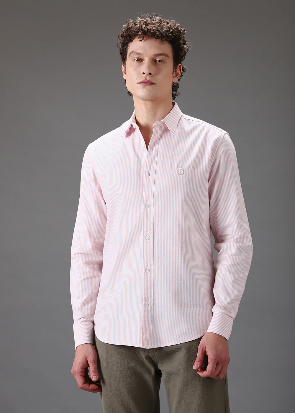 Pink Pin Stripe Shirt - Image 3