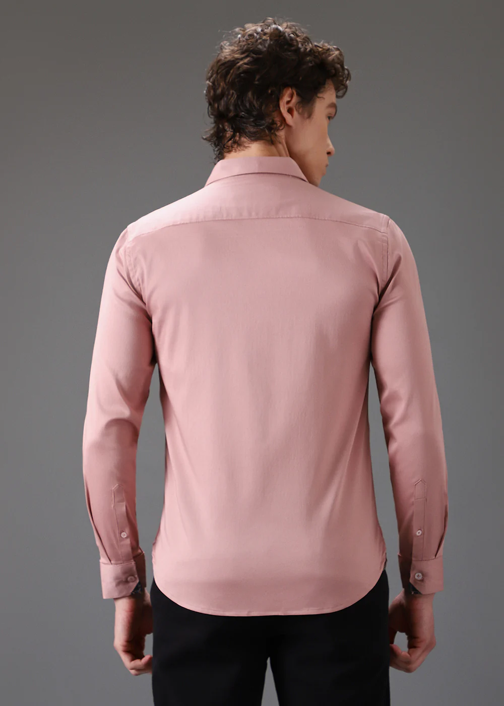 Pink Printed Cuff Shirt - Image 4