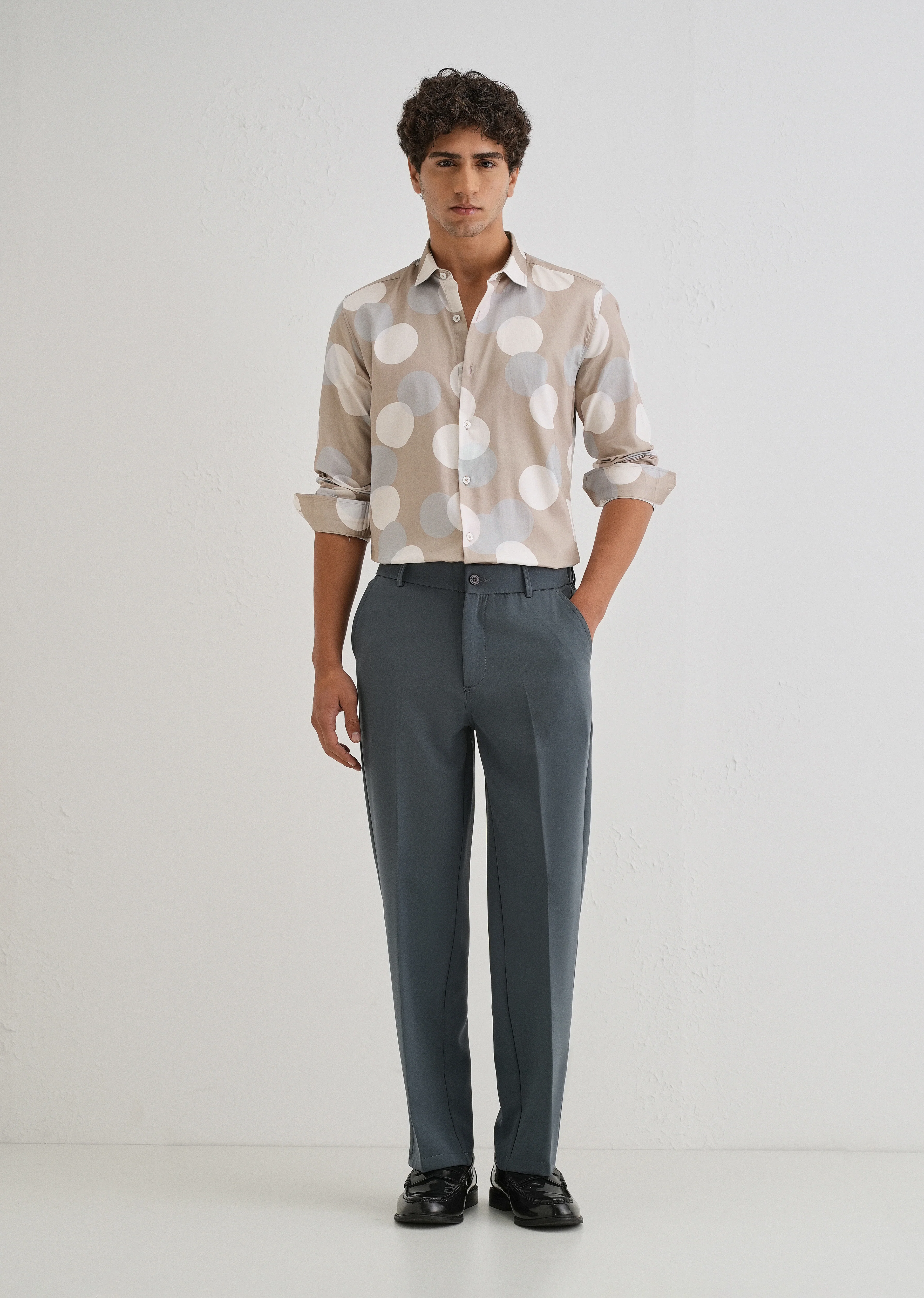 Circle Printed Shirt - Image 6