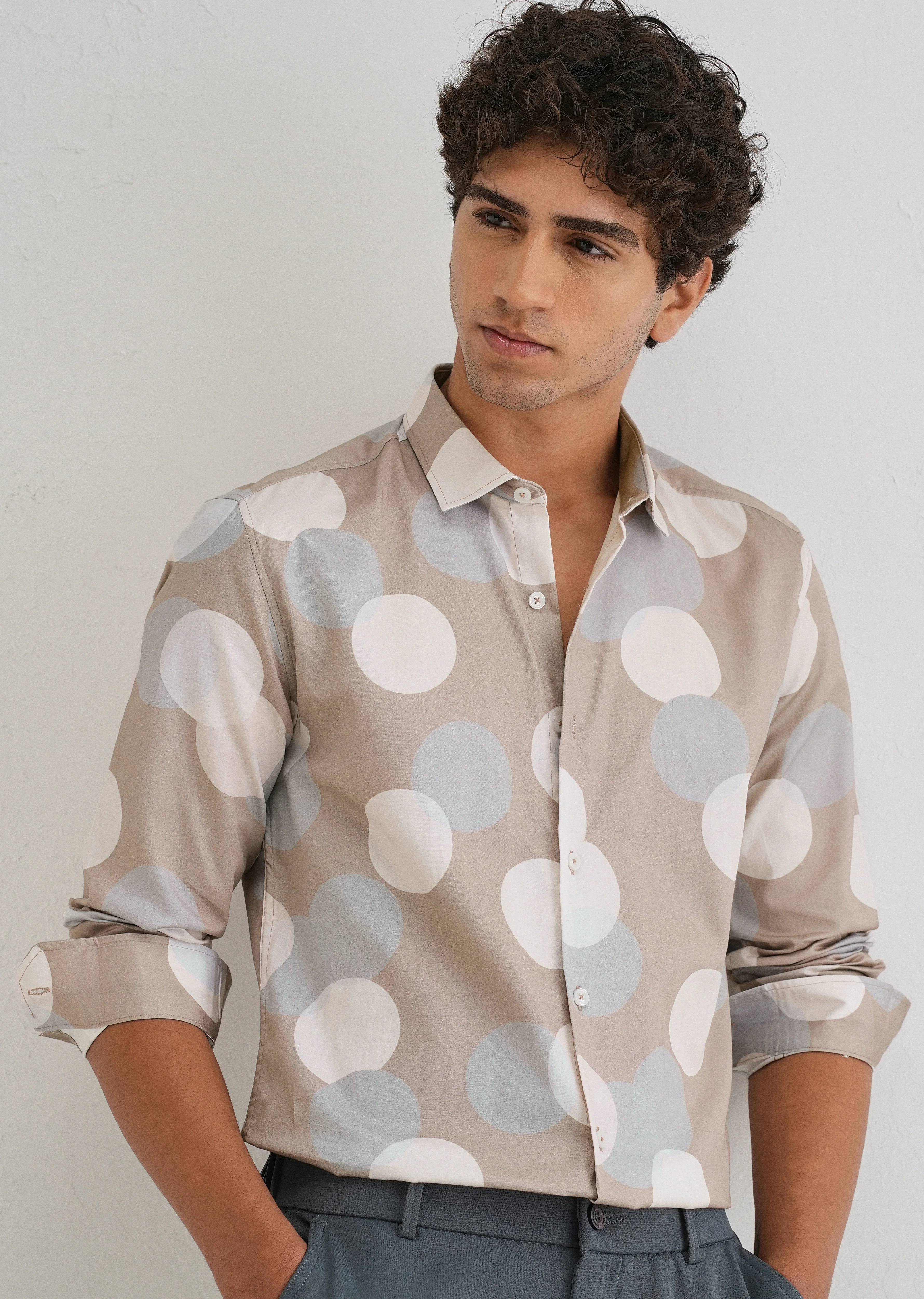 Circle Printed Shirt - Image 7