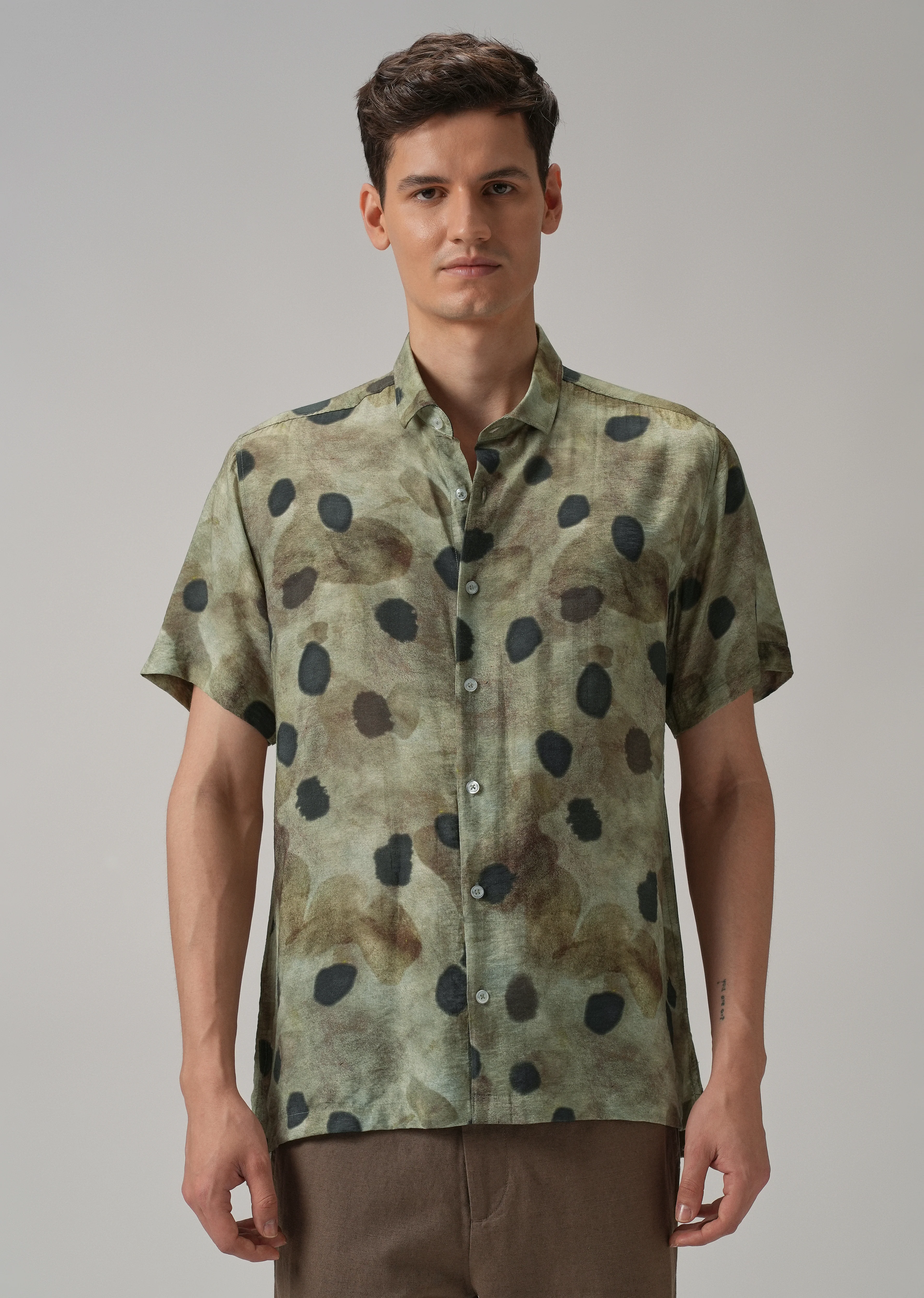Polka Printed Shirt - Image 3