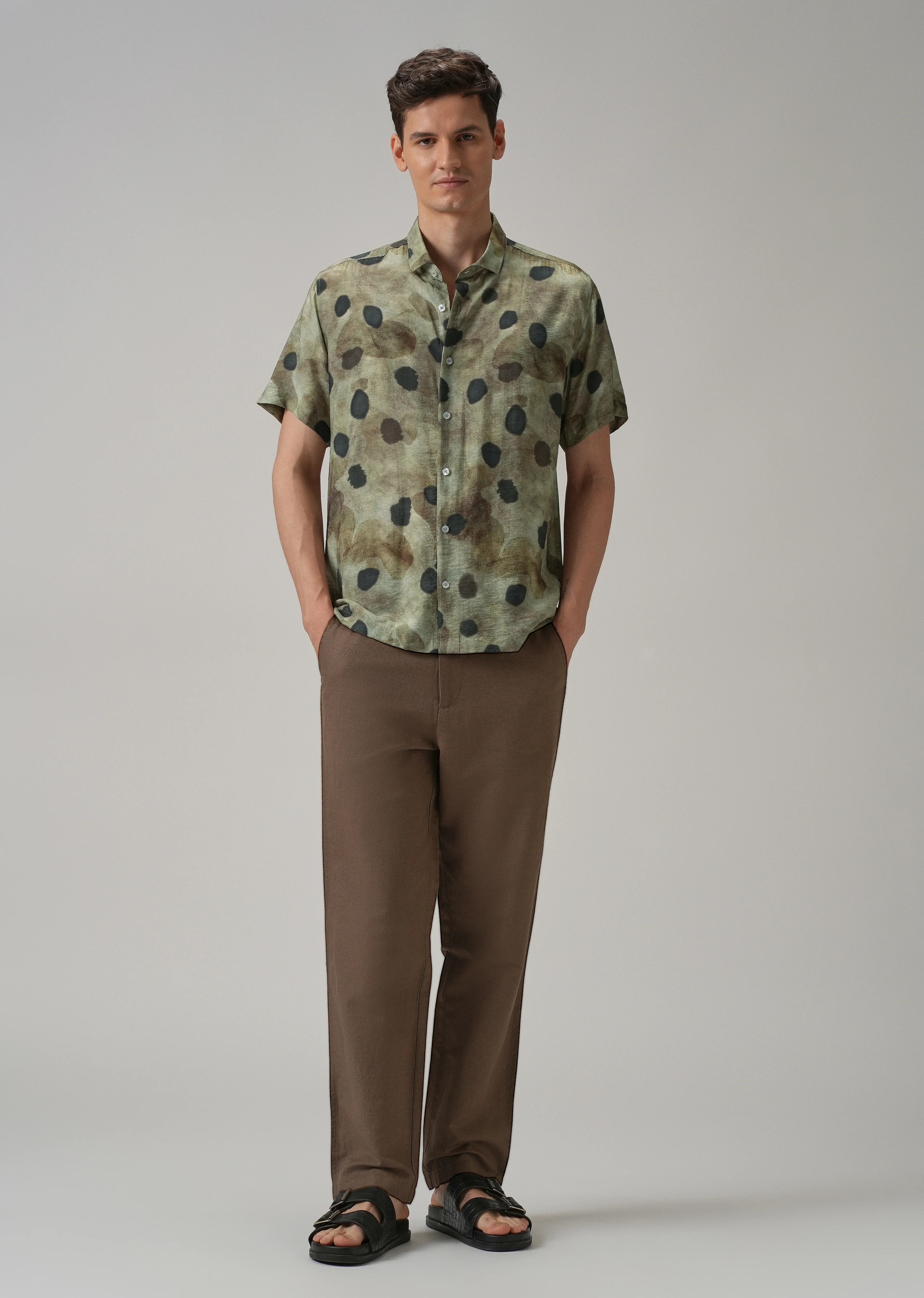 Polka Printed Shirt - Image 6