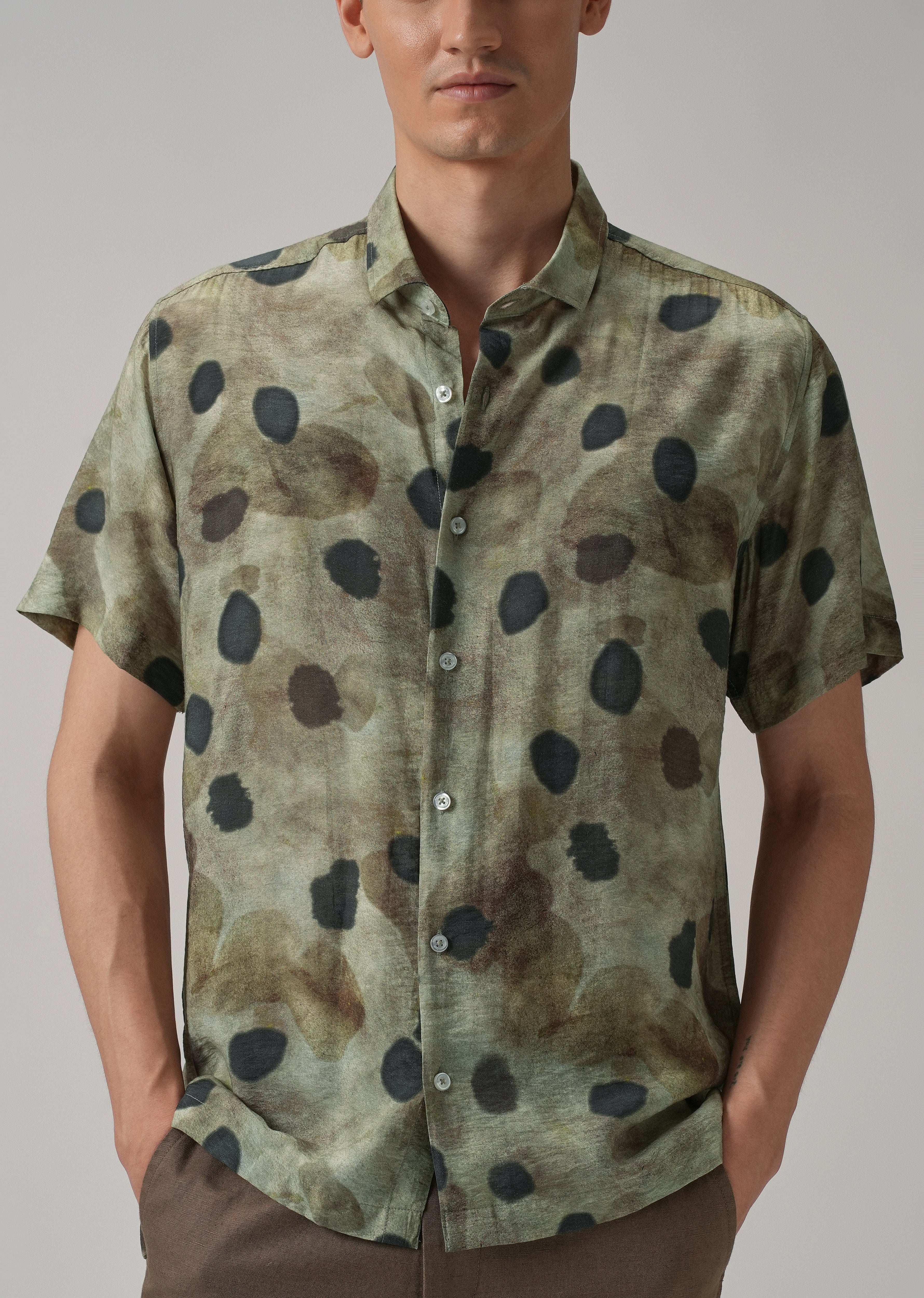 Polka Printed Shirt - Image 7