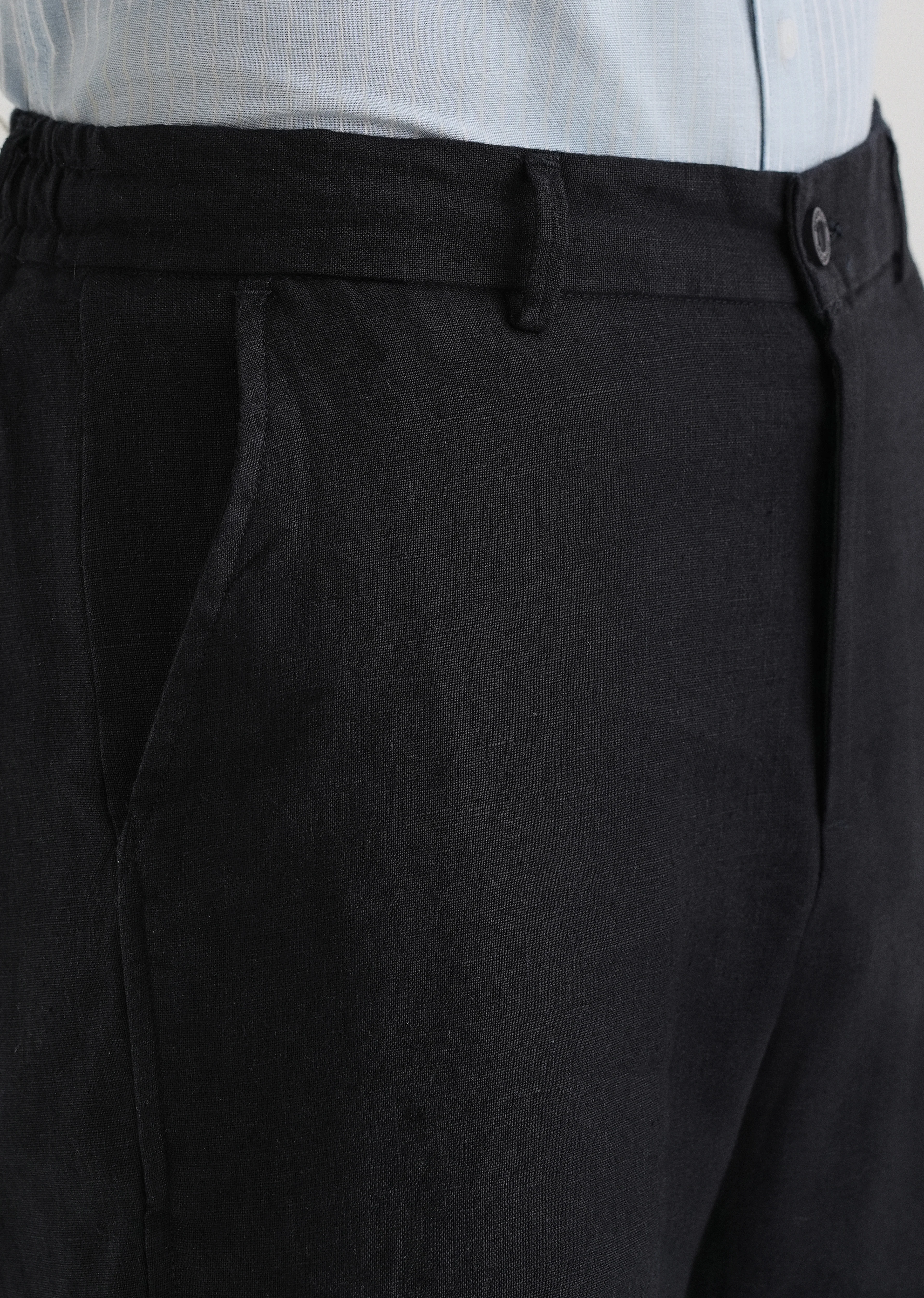 Prussian Blue Linen pant - Image 5