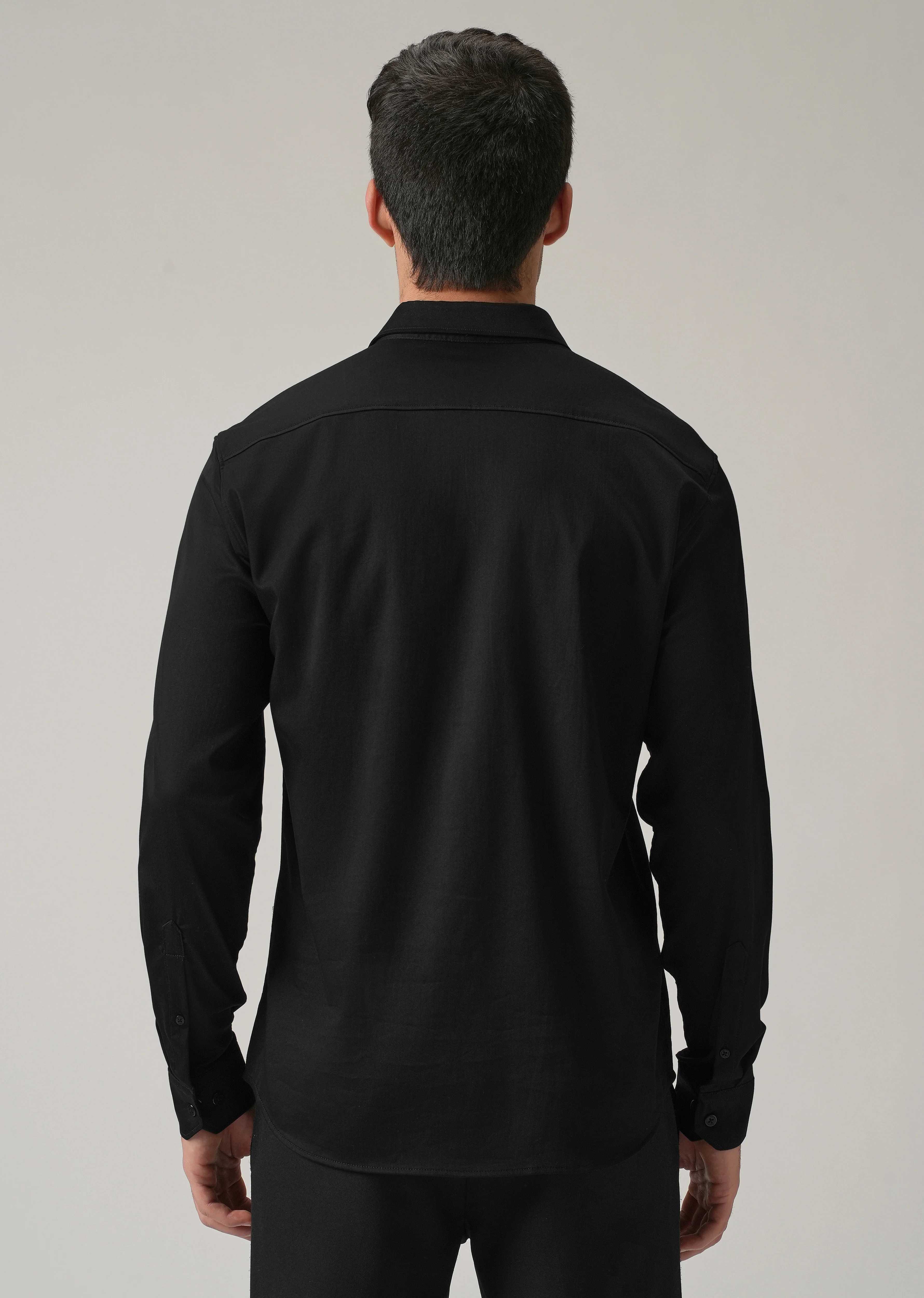 Radiant Handwork Black Designer Shirt - Image 2