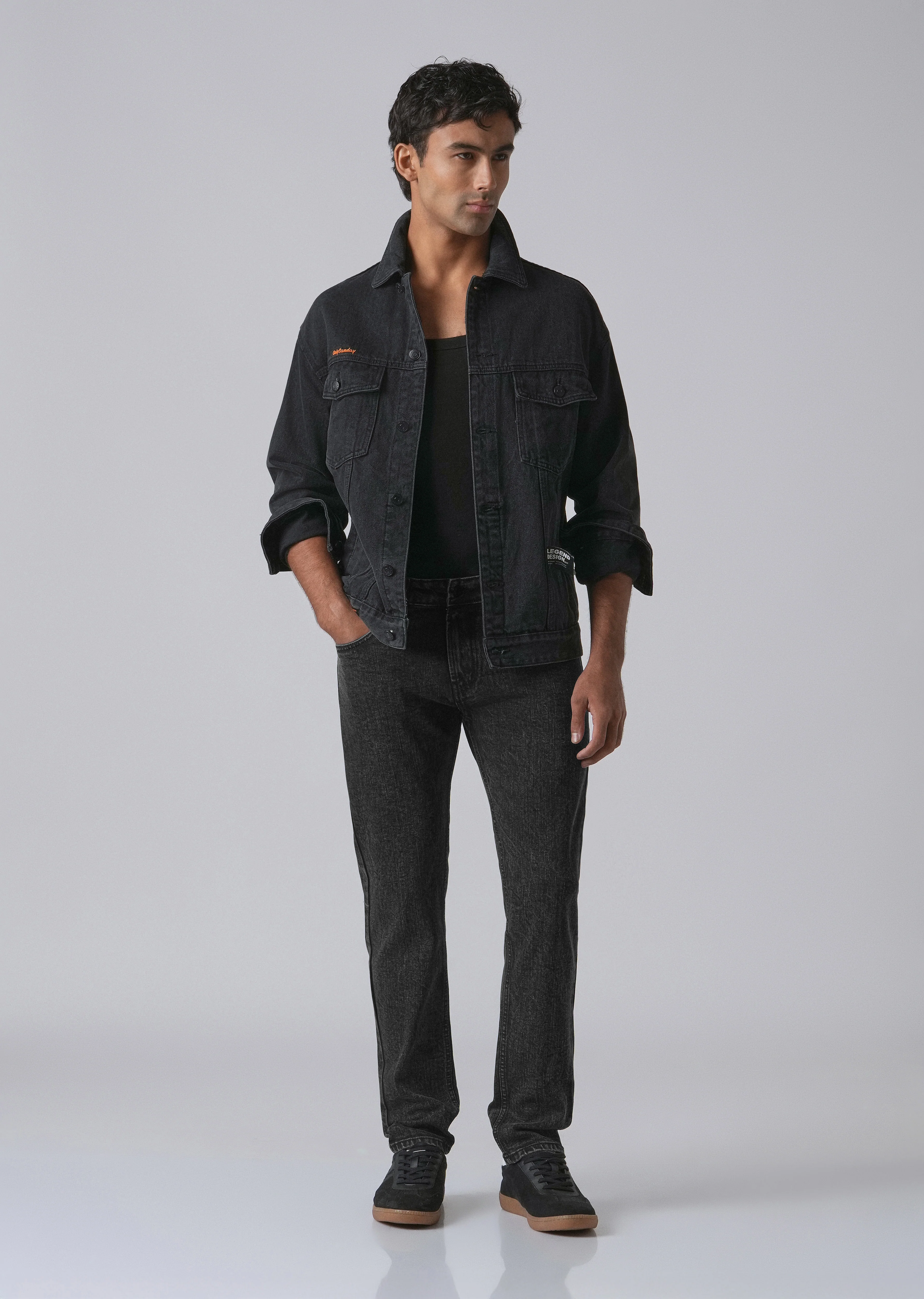 Raven Black Slim Fit Denim - Image 6