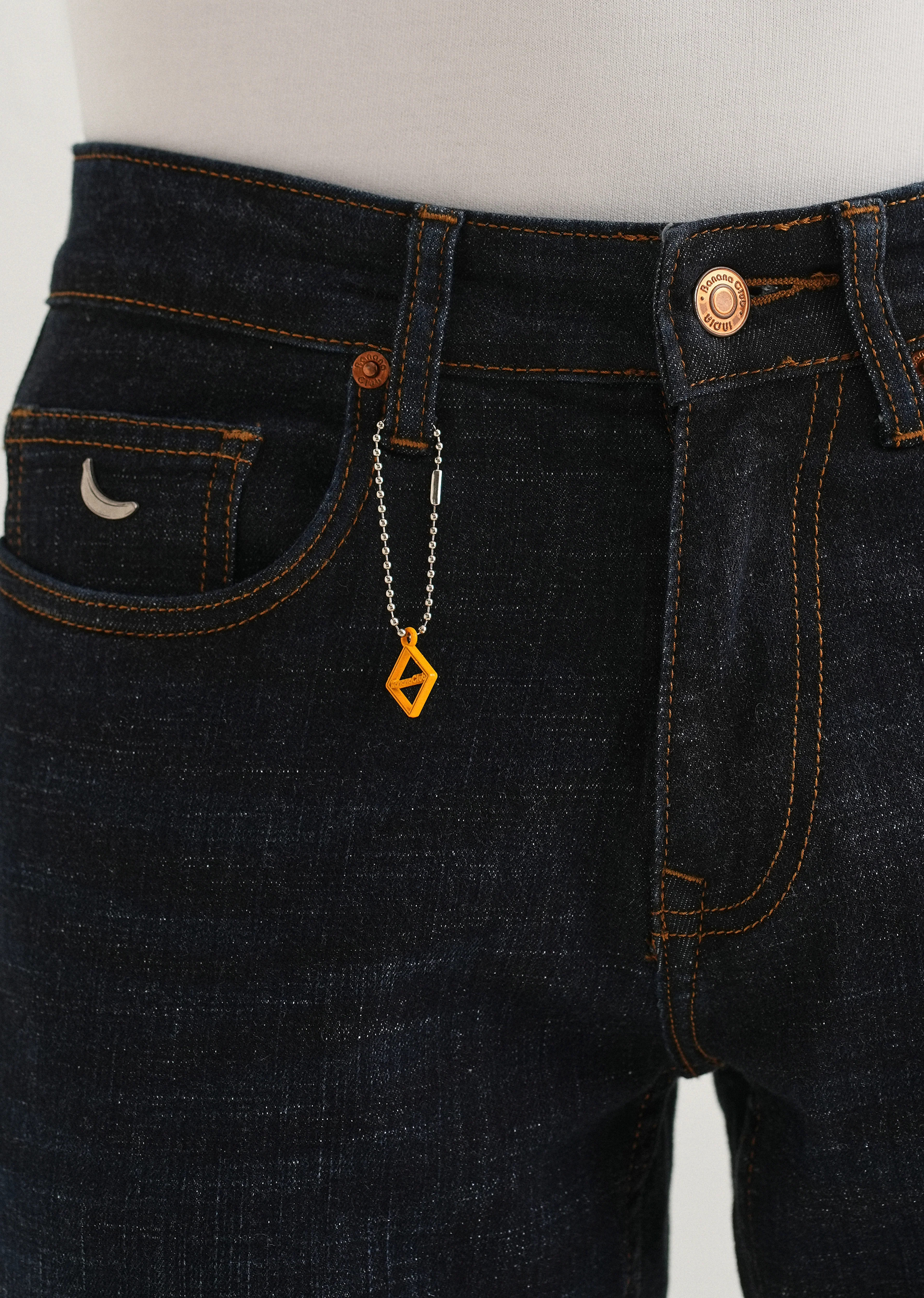 Raw Indigo Slim Fit Ankle Length Jeans - Image 2