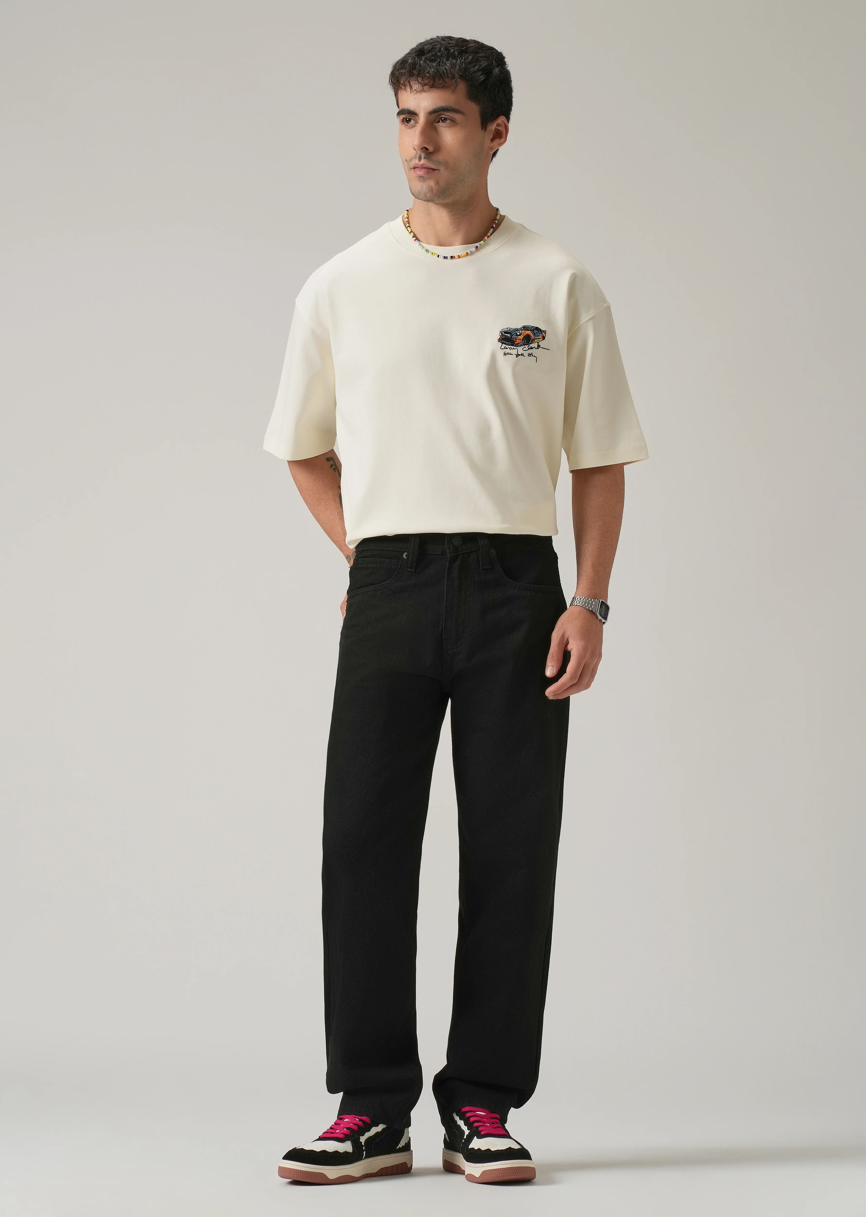 Relaxed Fit Black Jeans - Image 6