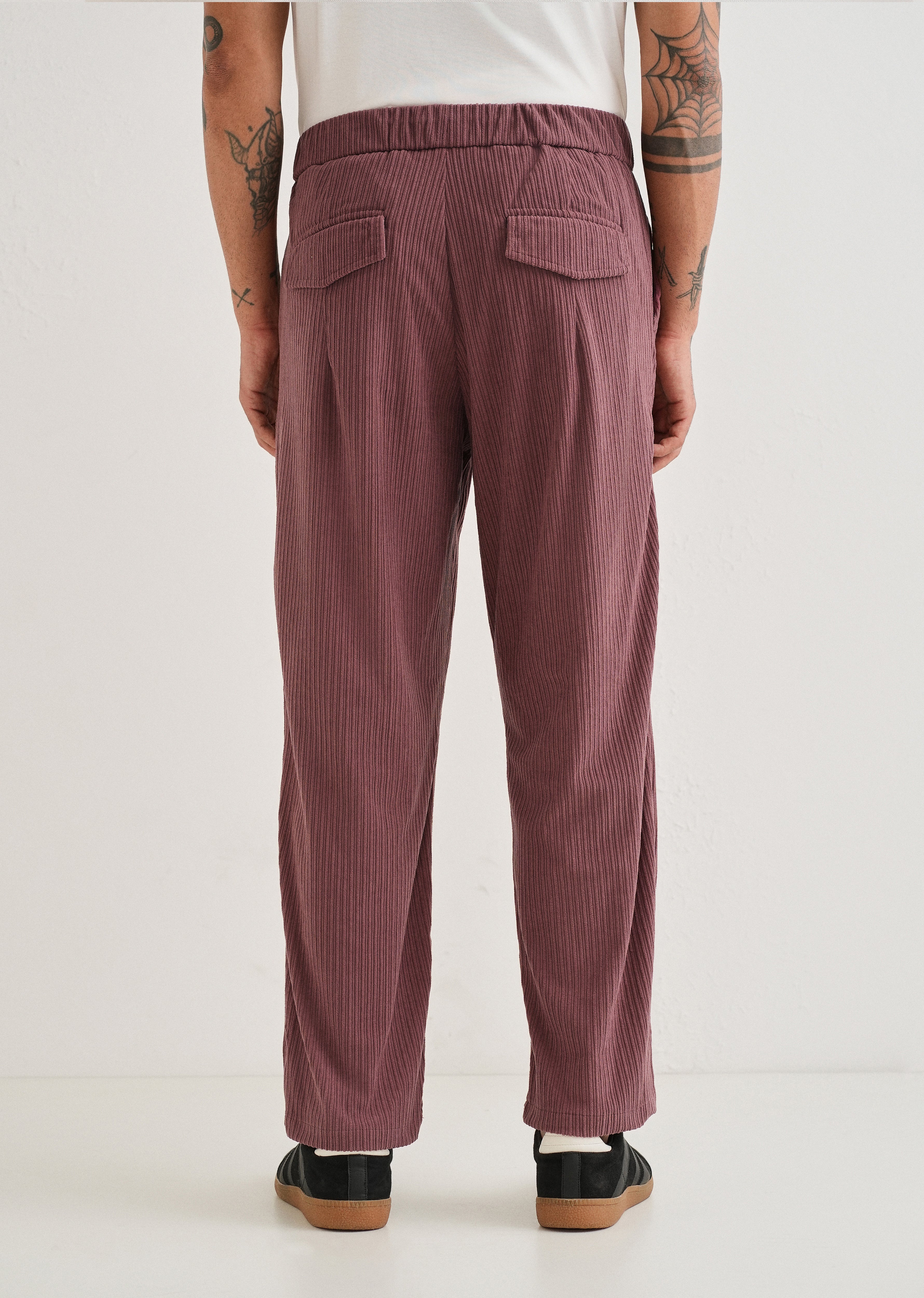 Rouge Pink Drawstring Corduroy Pant - Image 2