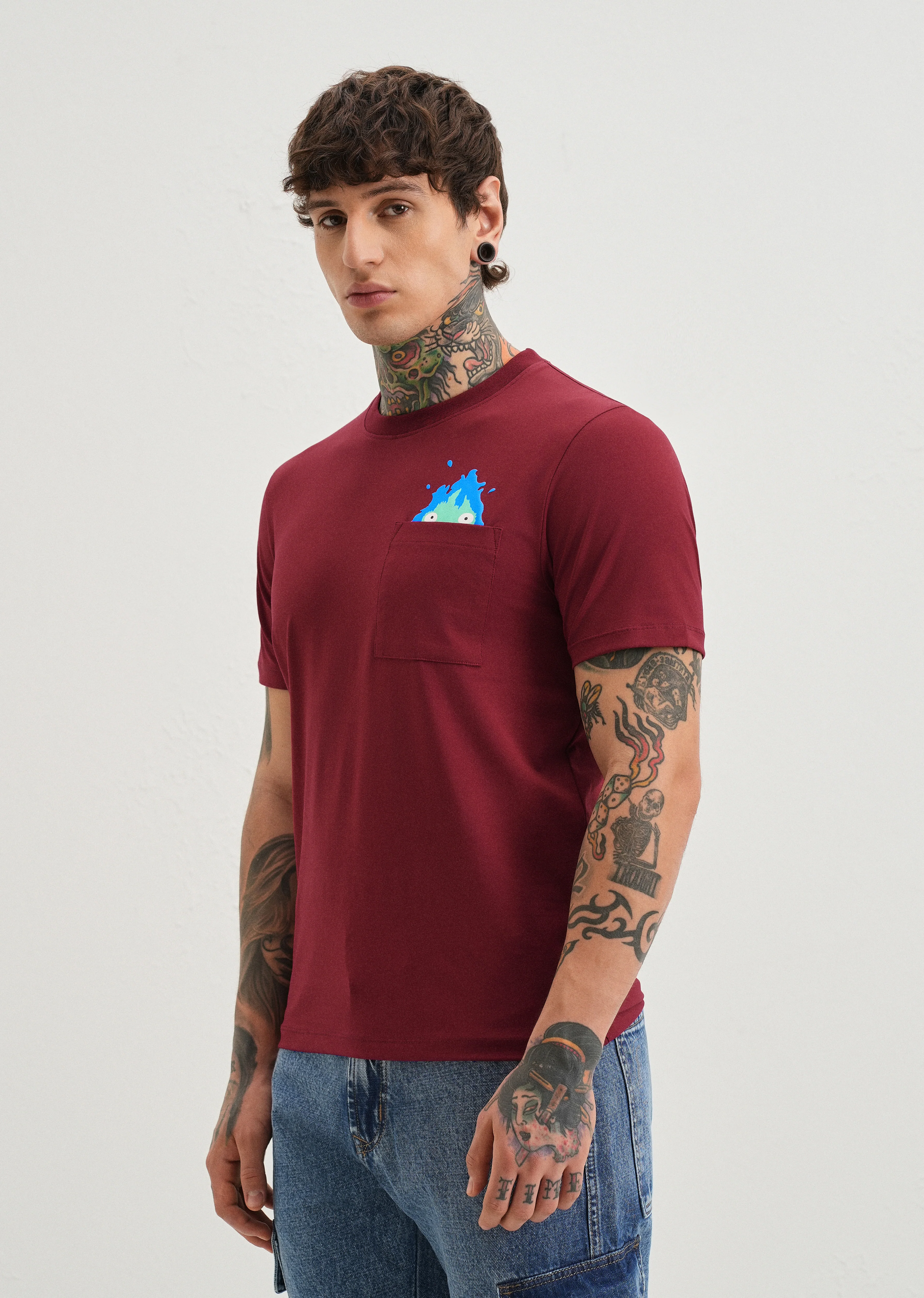 Ruby Maroon T-Shirt - Image 4