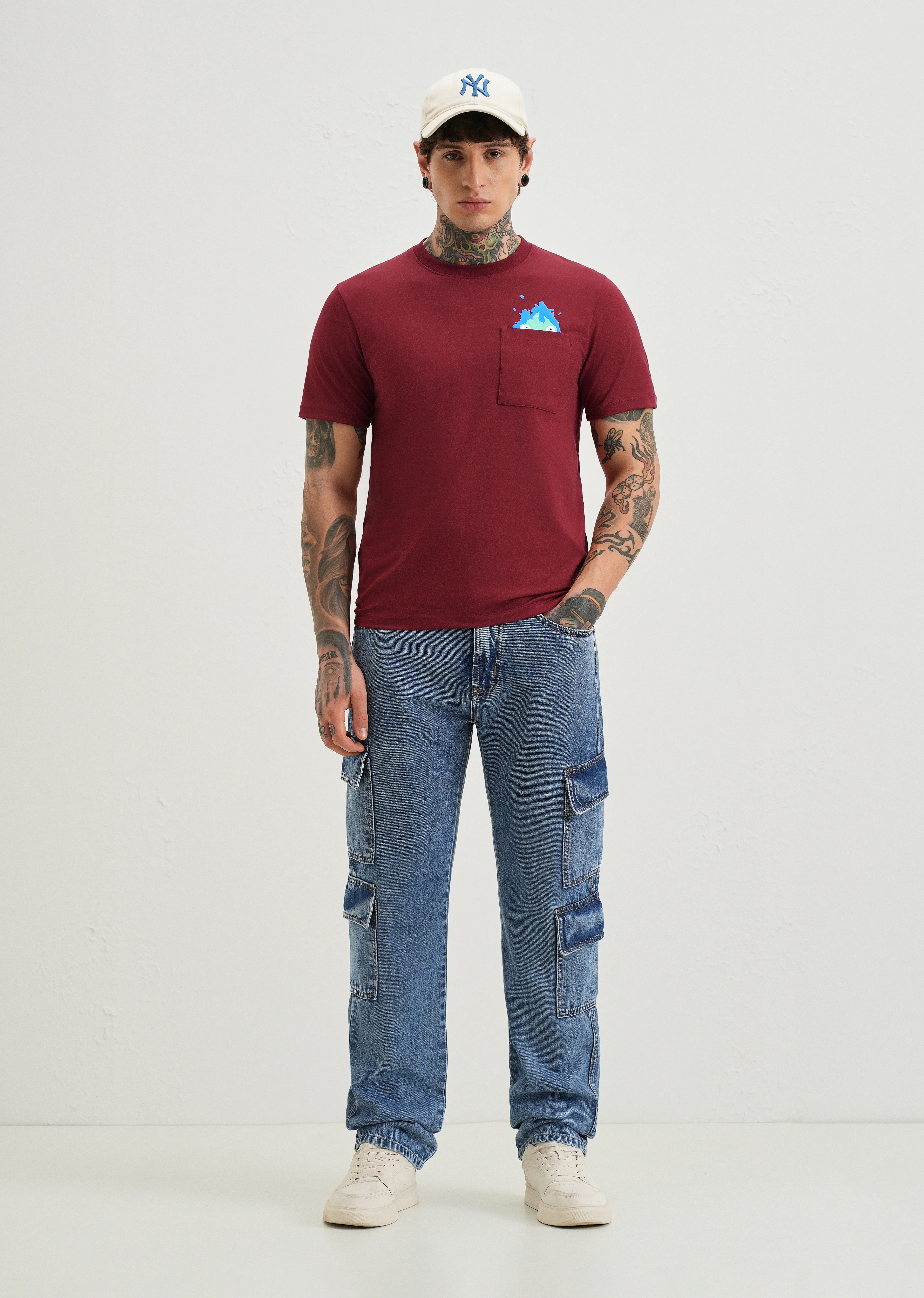 Ruby Maroon T-Shirt - Image 6
