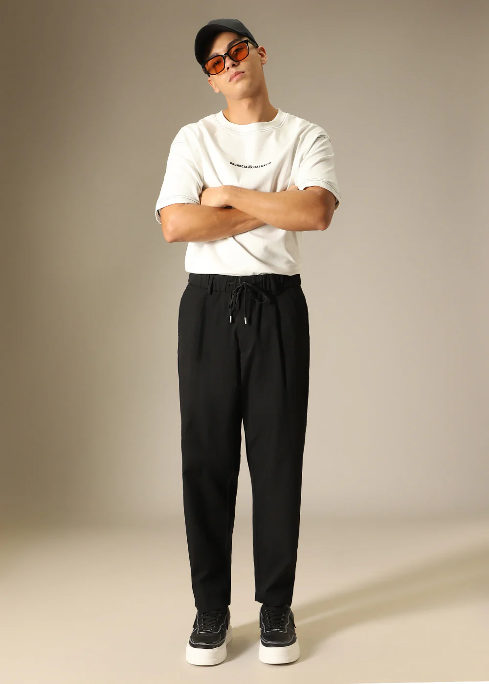 Sable Black Relaxed Fit Trouser - Image 6