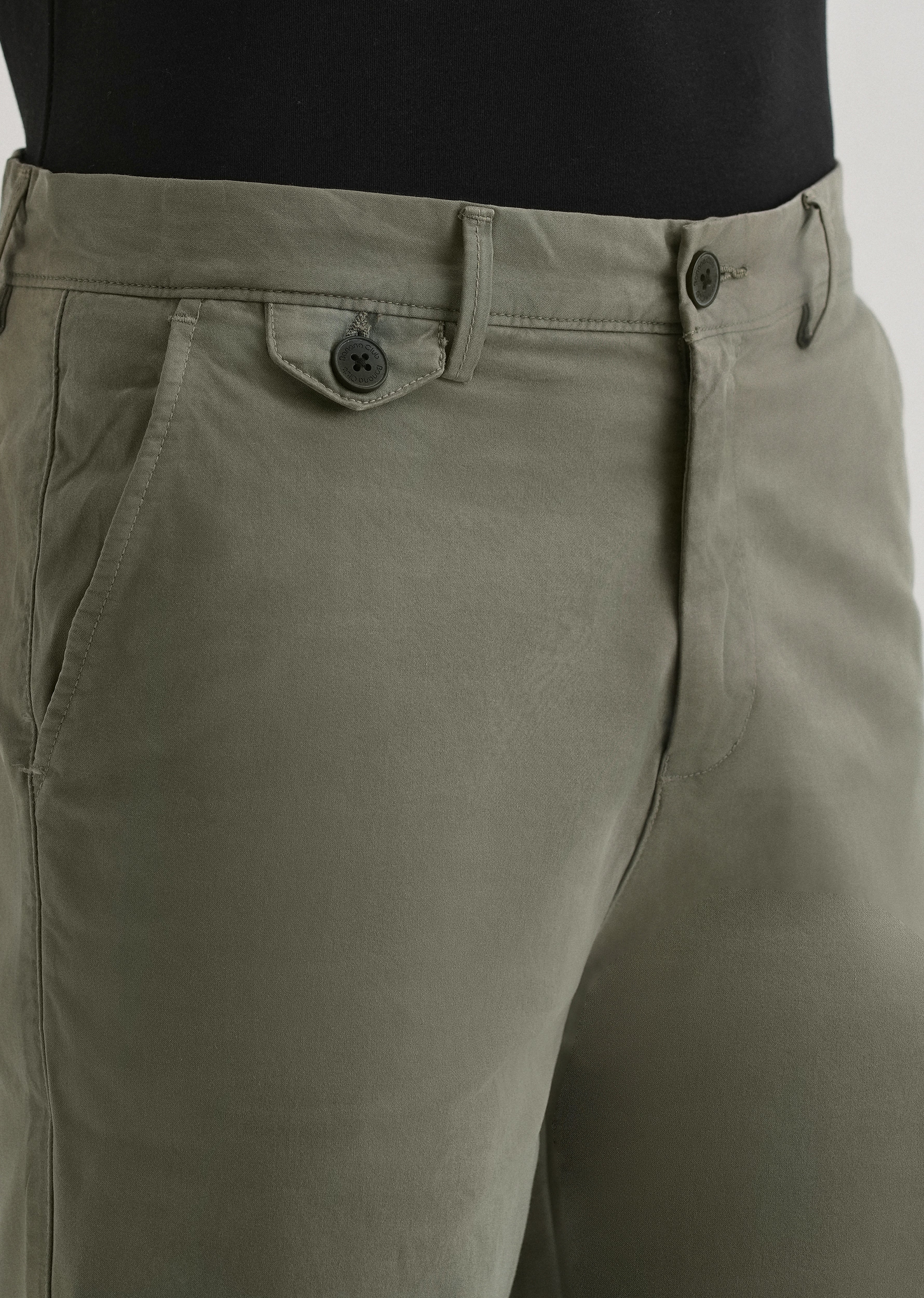 Sage Green Cotton Shorts - Image 5