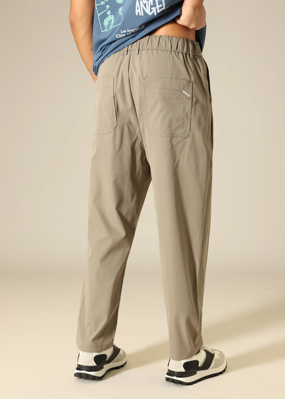Sand Beige Relaxed Fit Trouser - Image 4